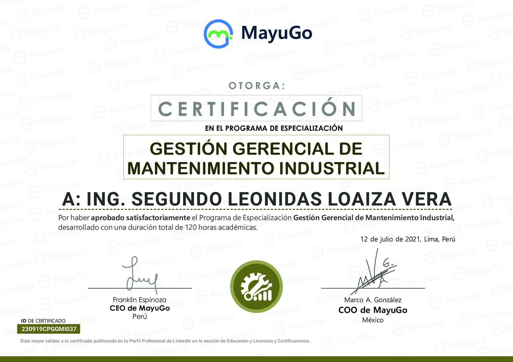 Certificado
