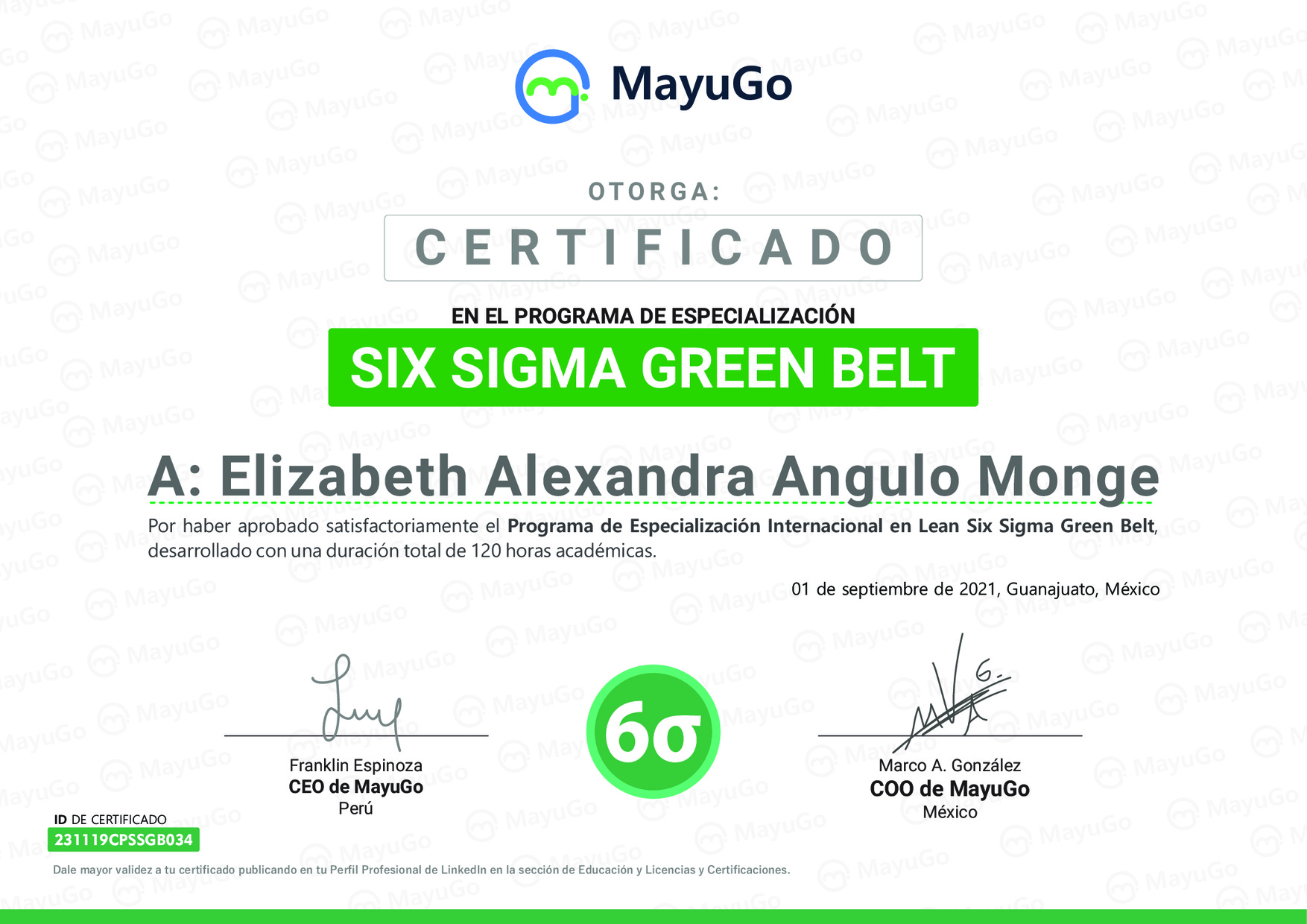 Certificado