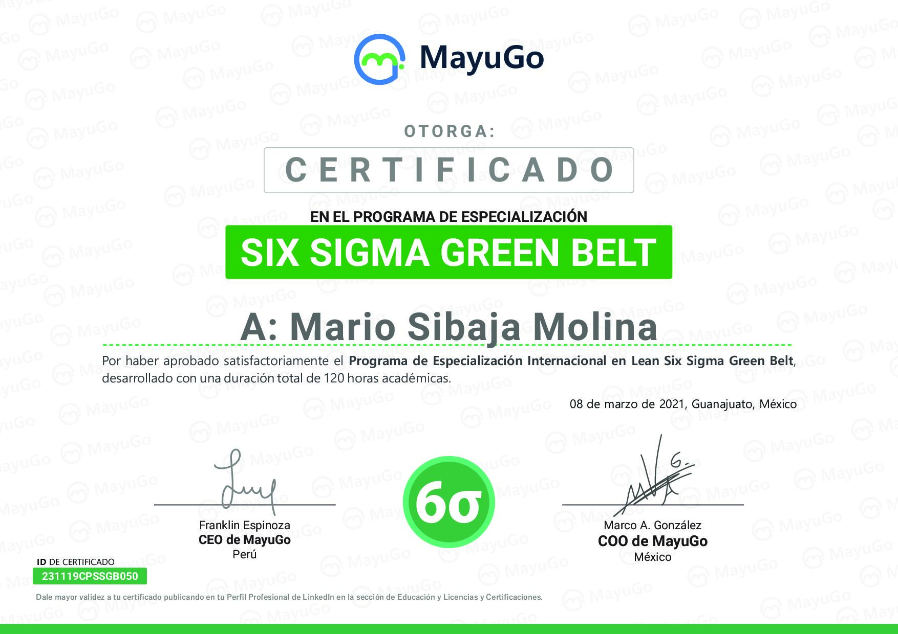 Certificado