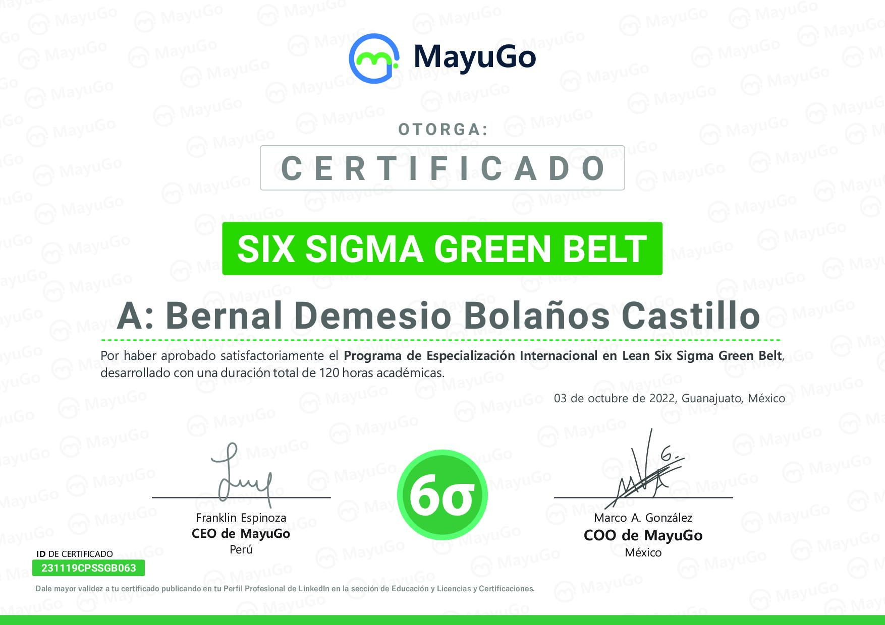 Certificado