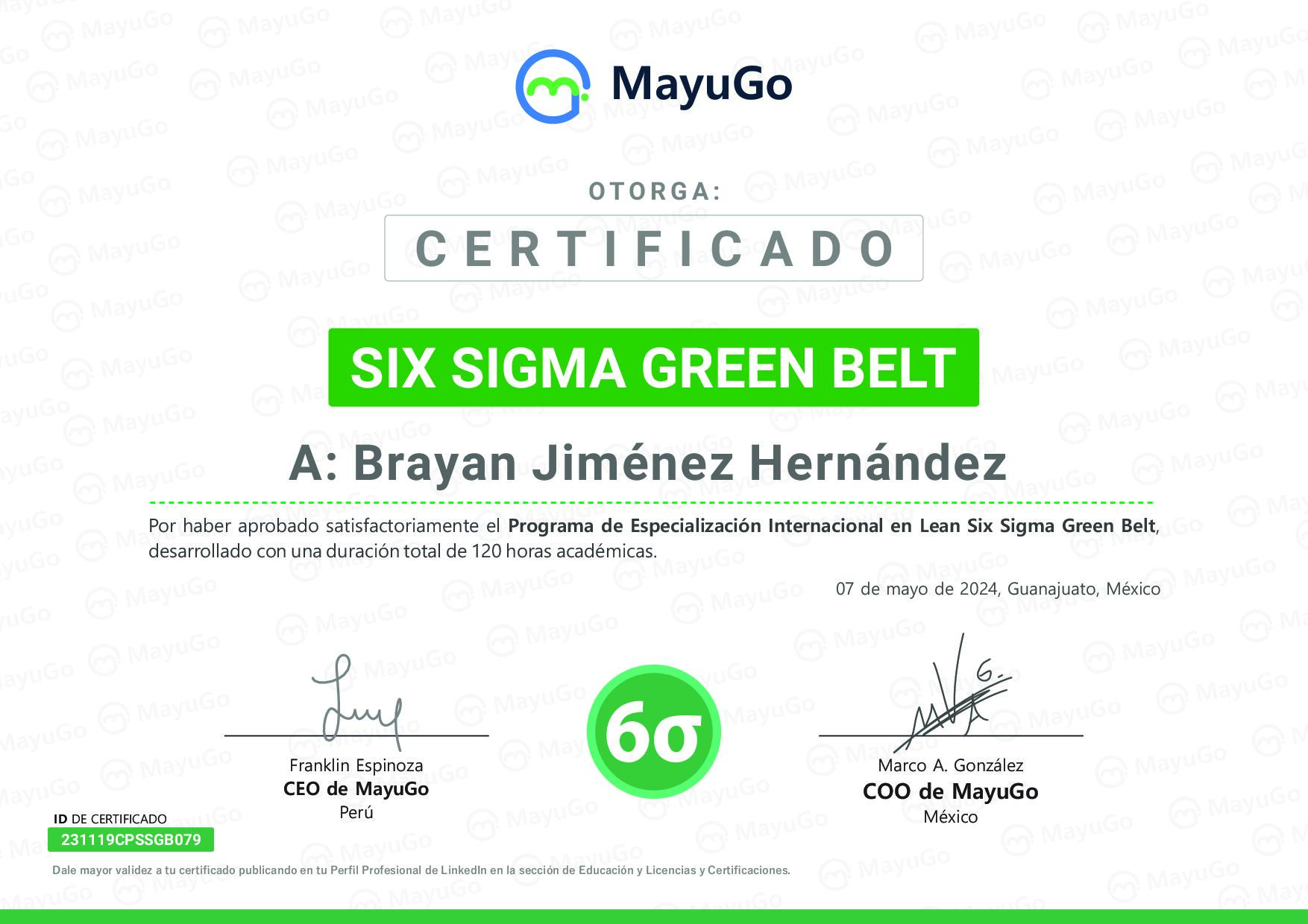 Certificado
