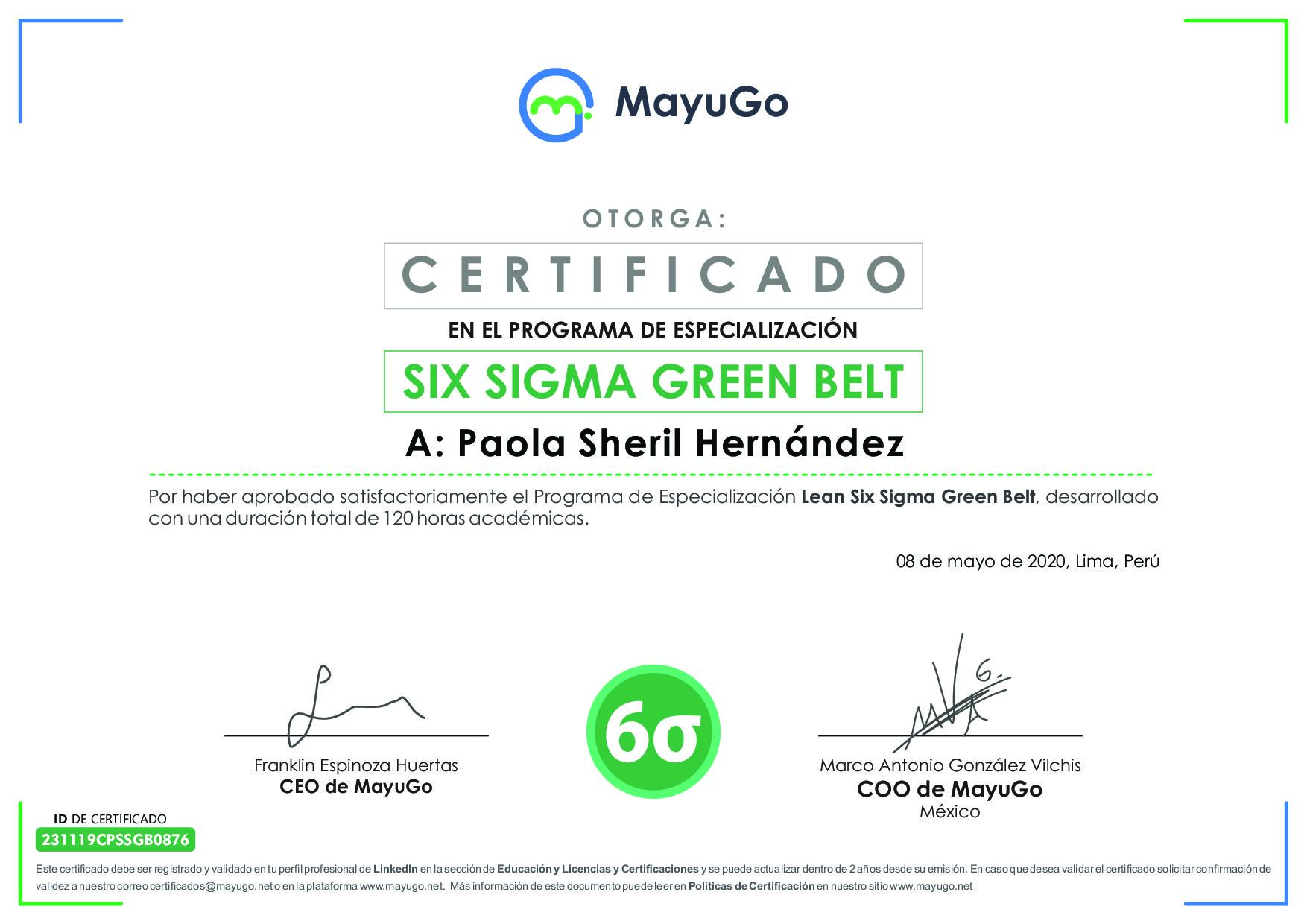 Certificado