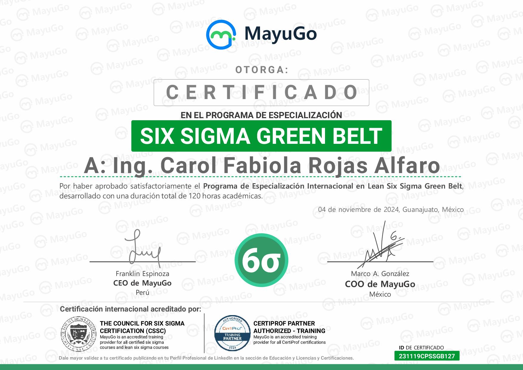 Certificado