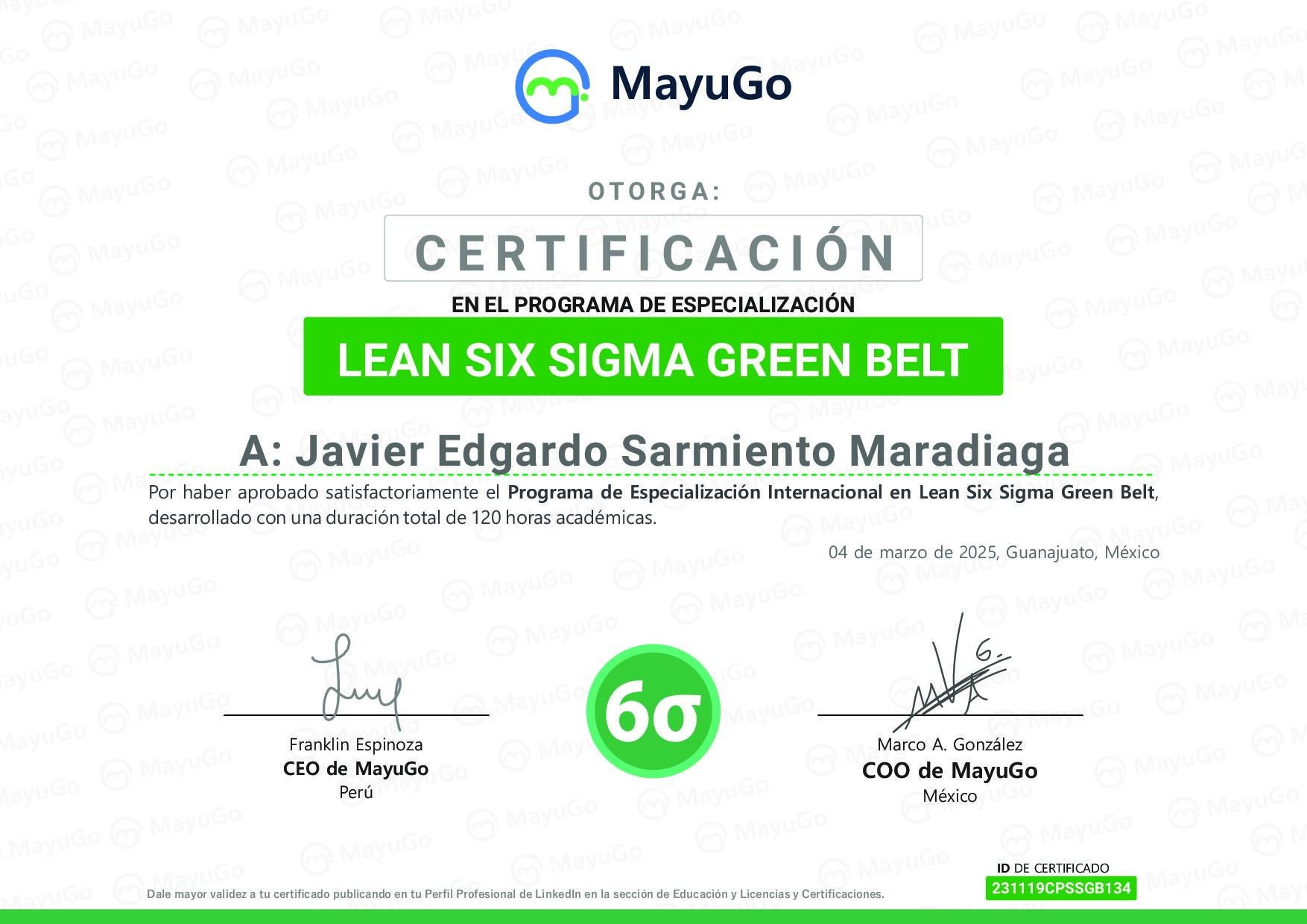 Certificado