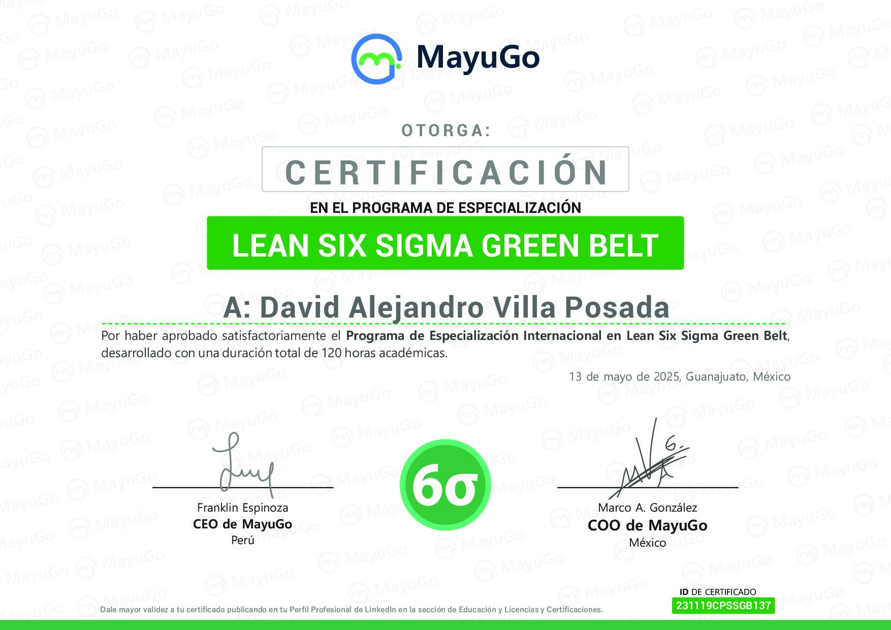 Certificado