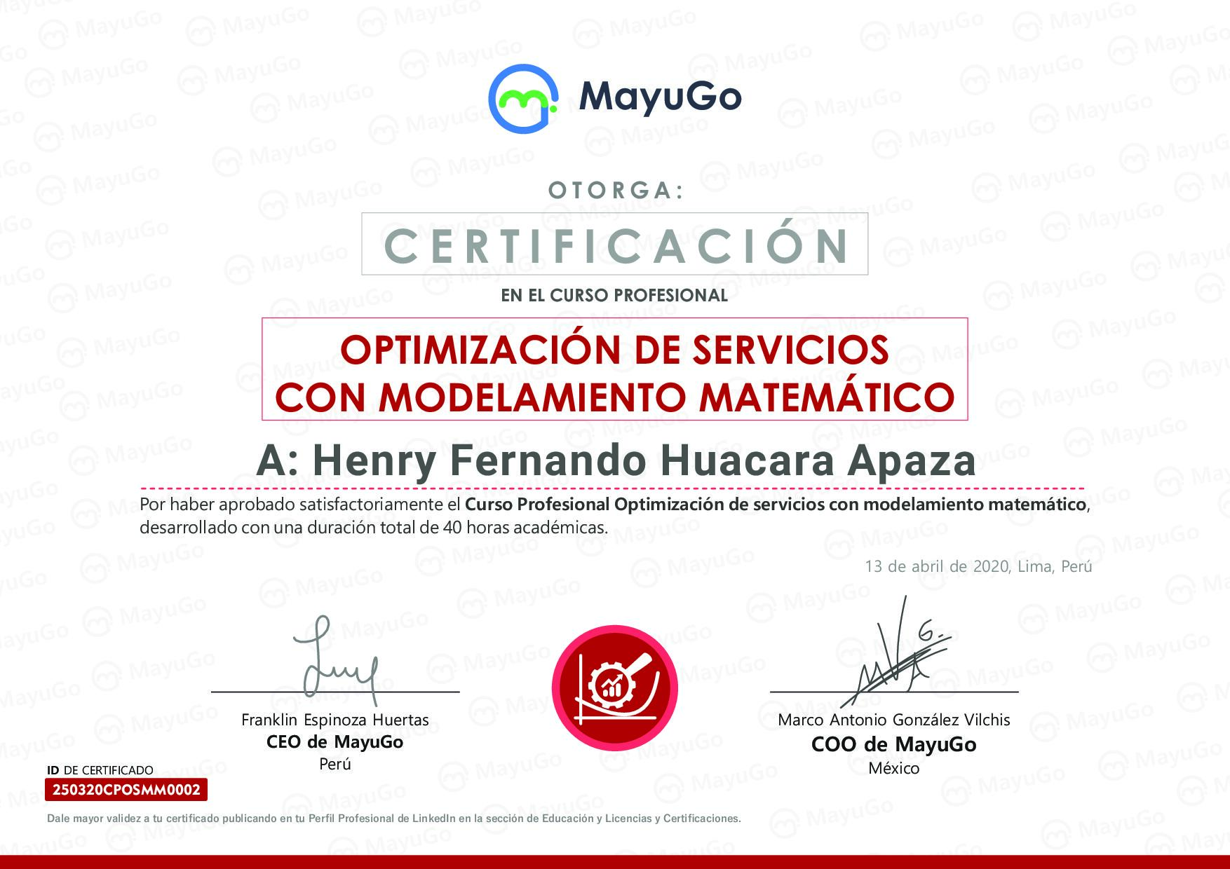 Certificado