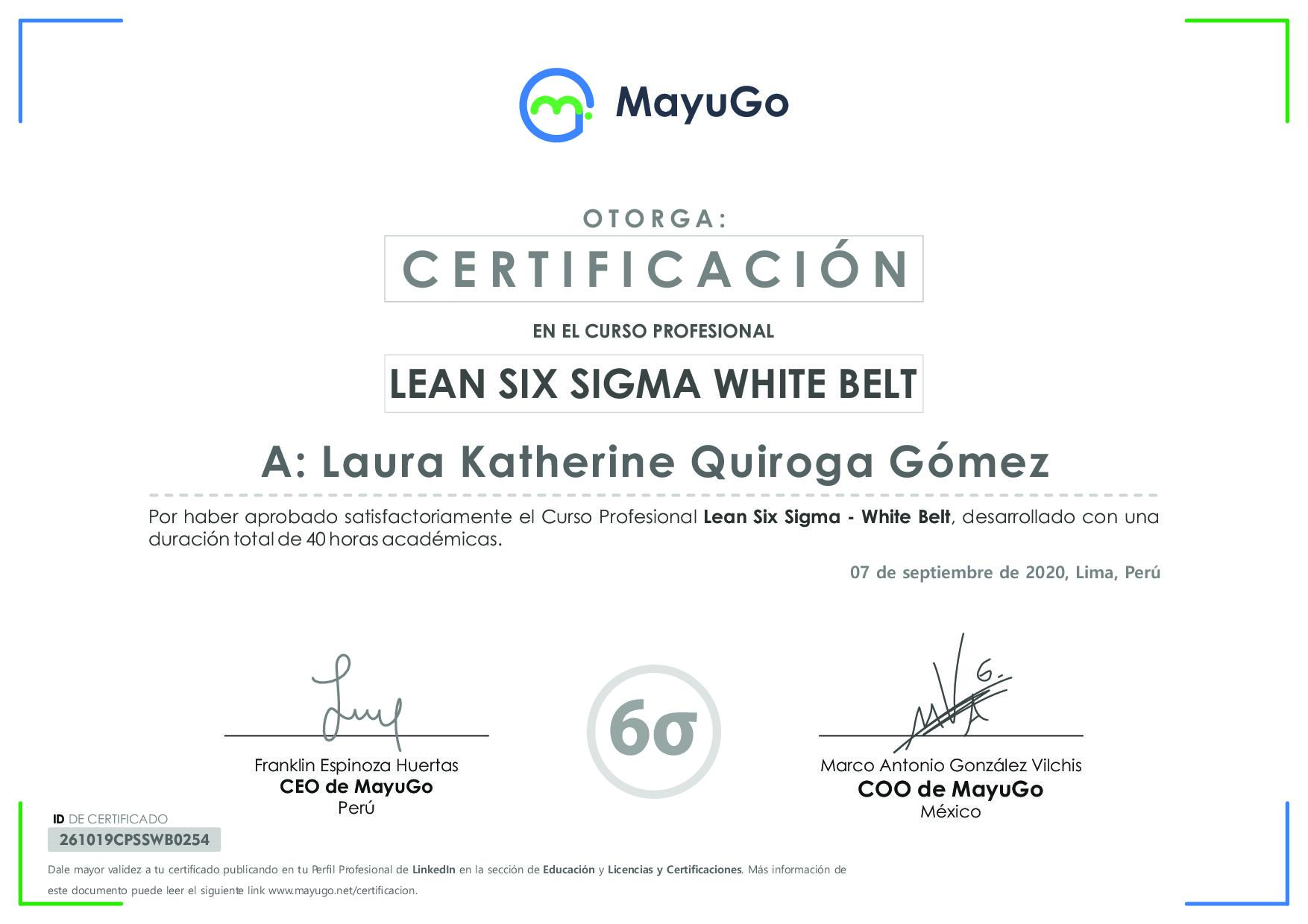 Certificado