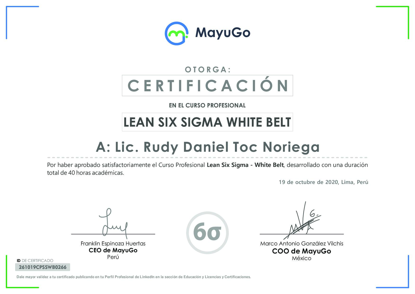 Certificado