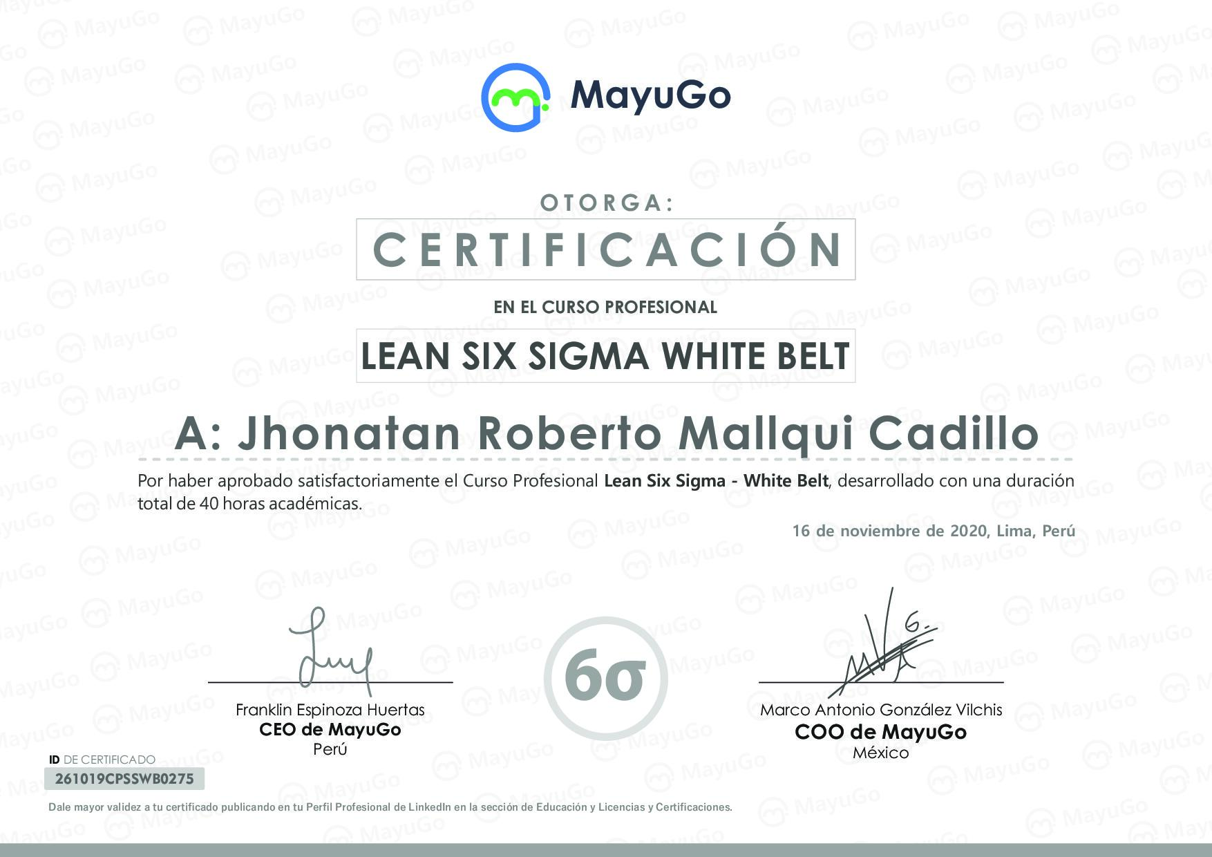 Certificado