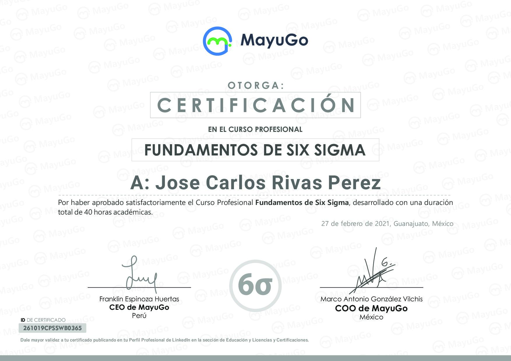 Certificado