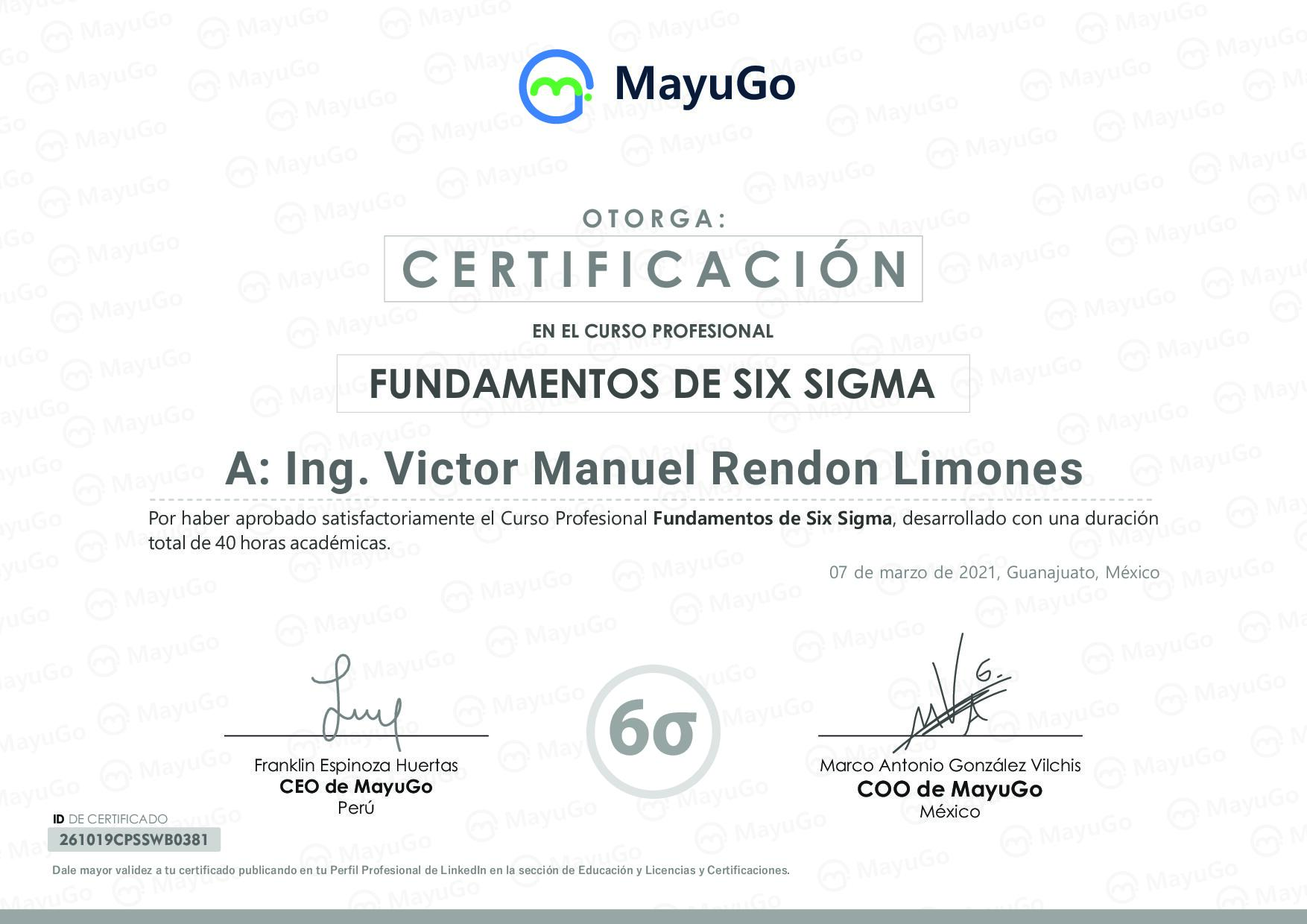 Certificado