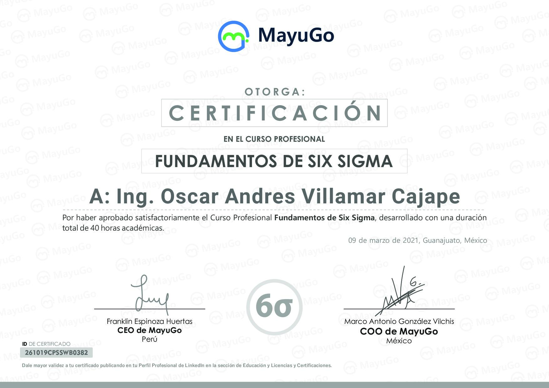Certificado
