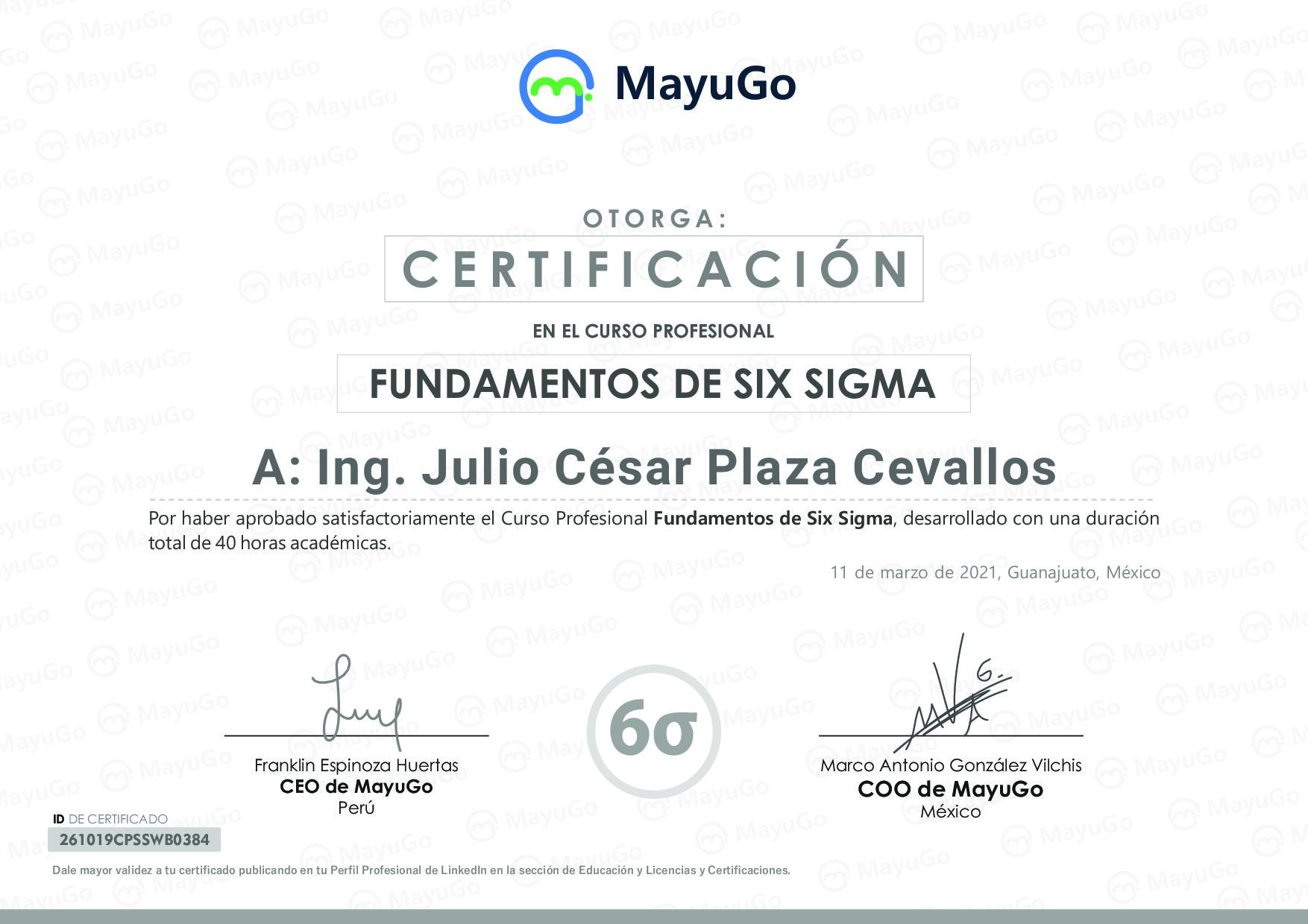 Certificado