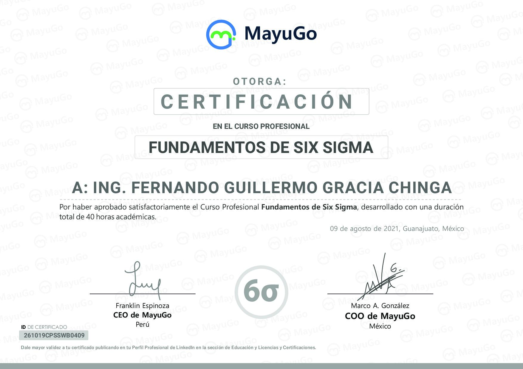 Certificado