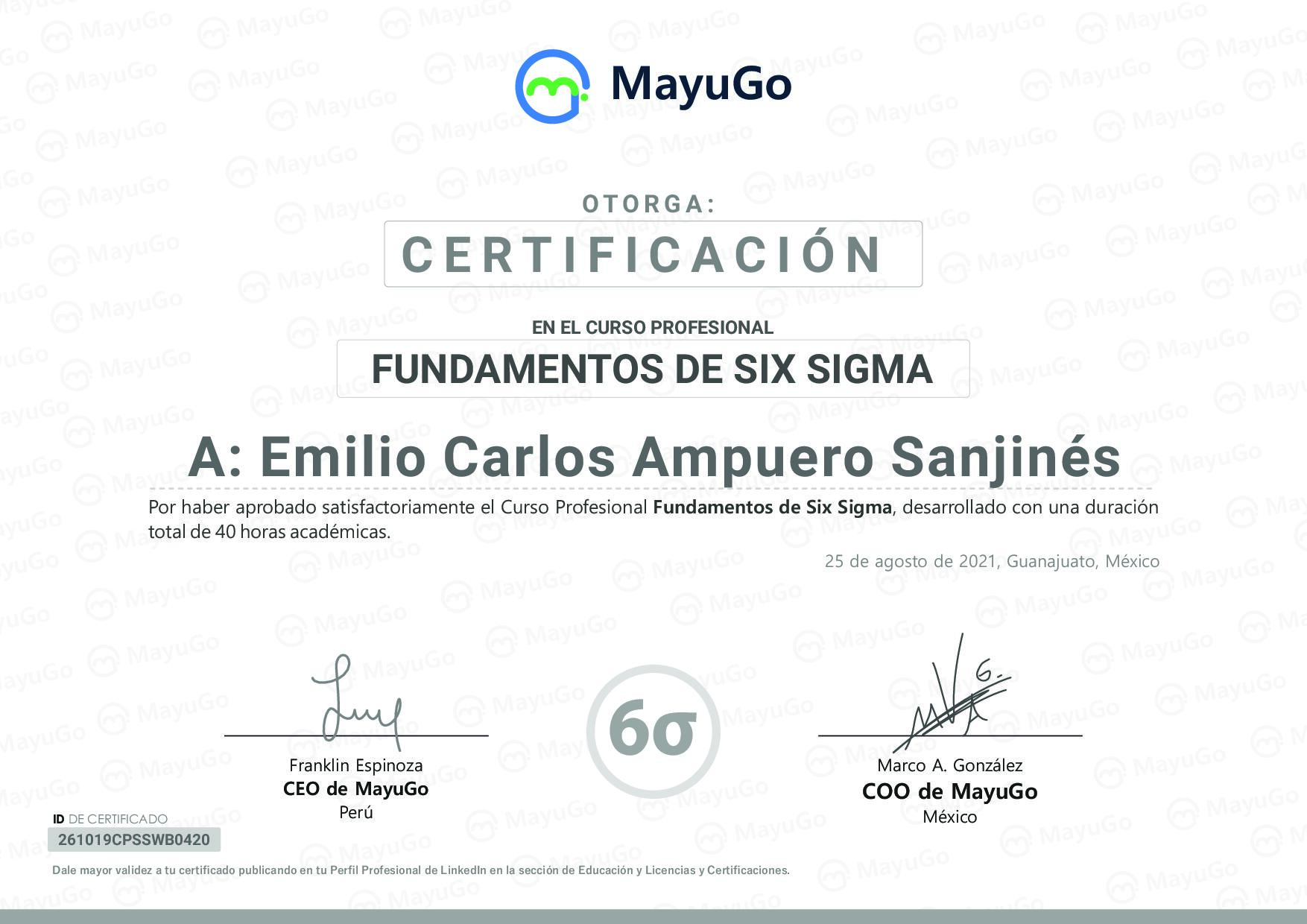 Certificado