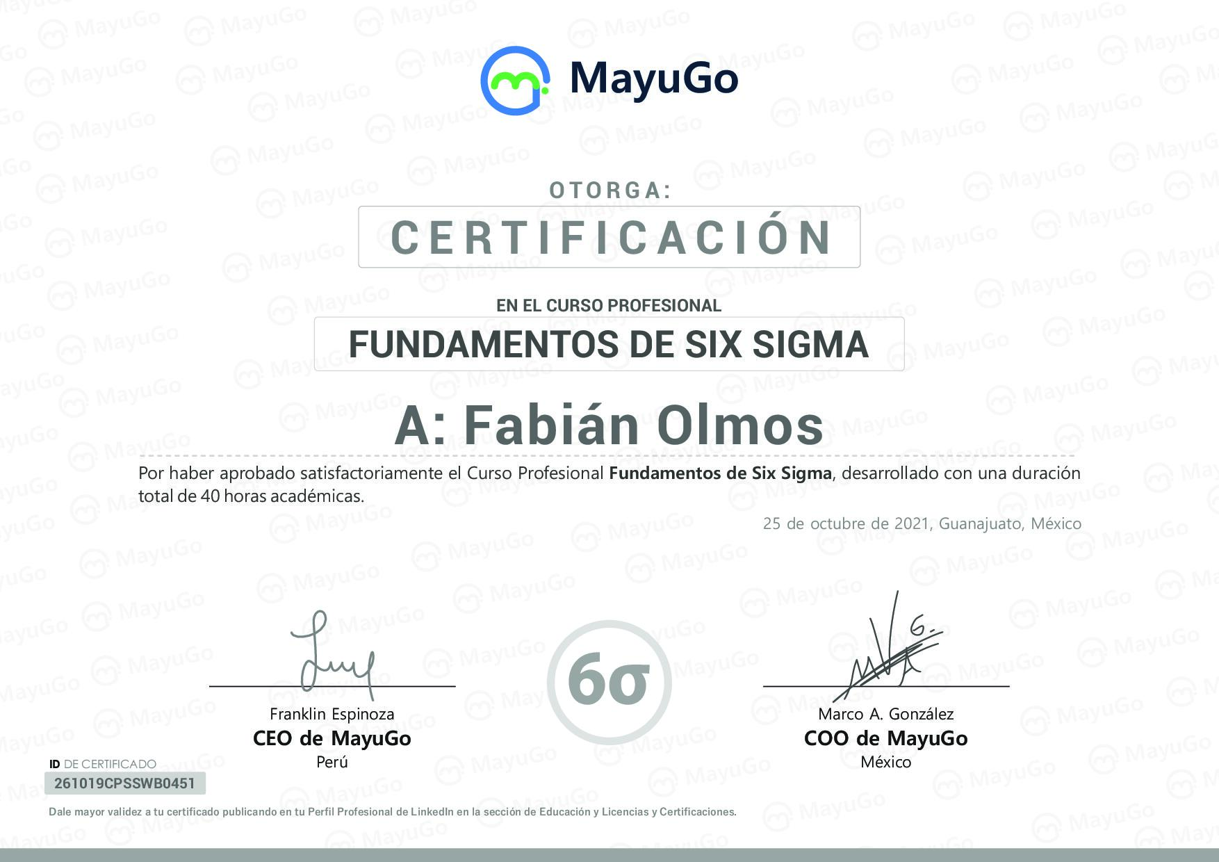 Certificado