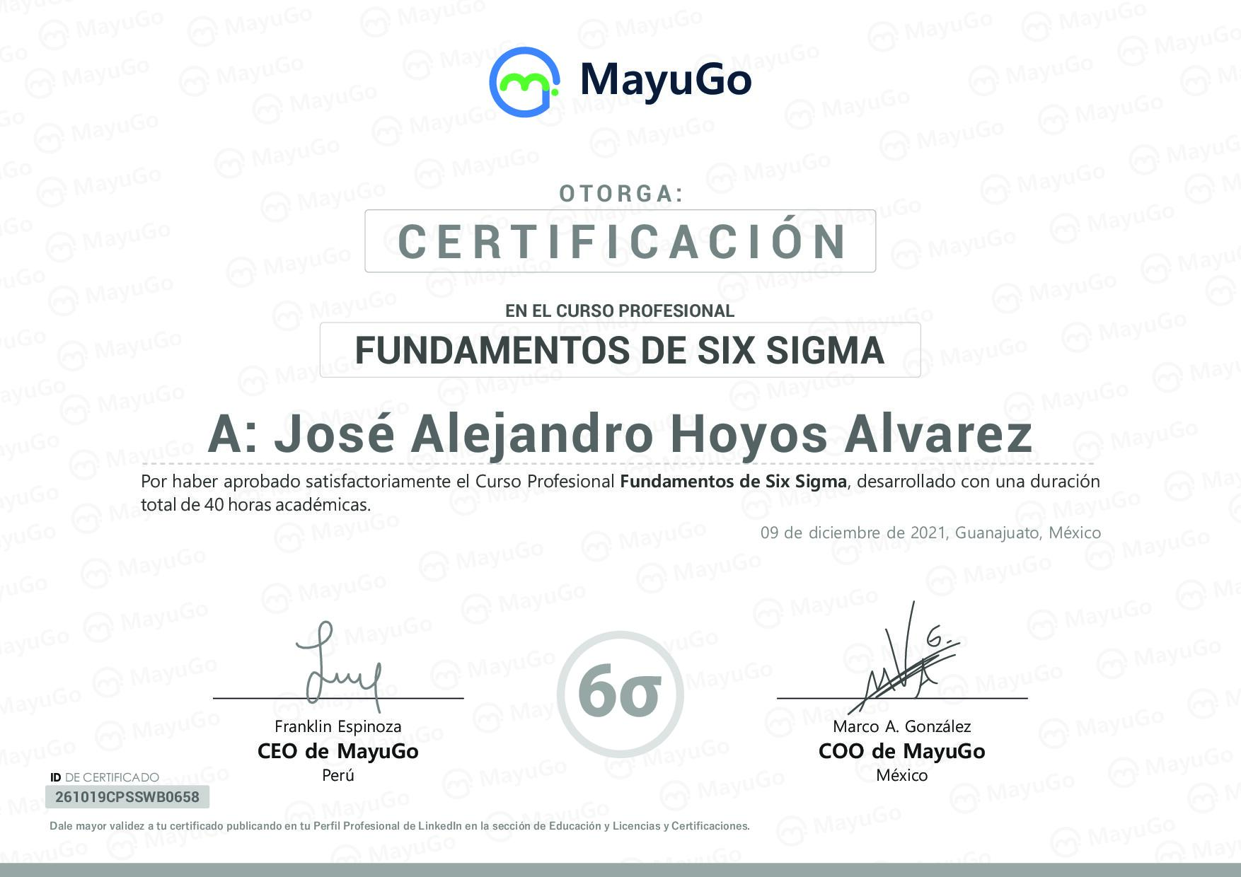 Certificado