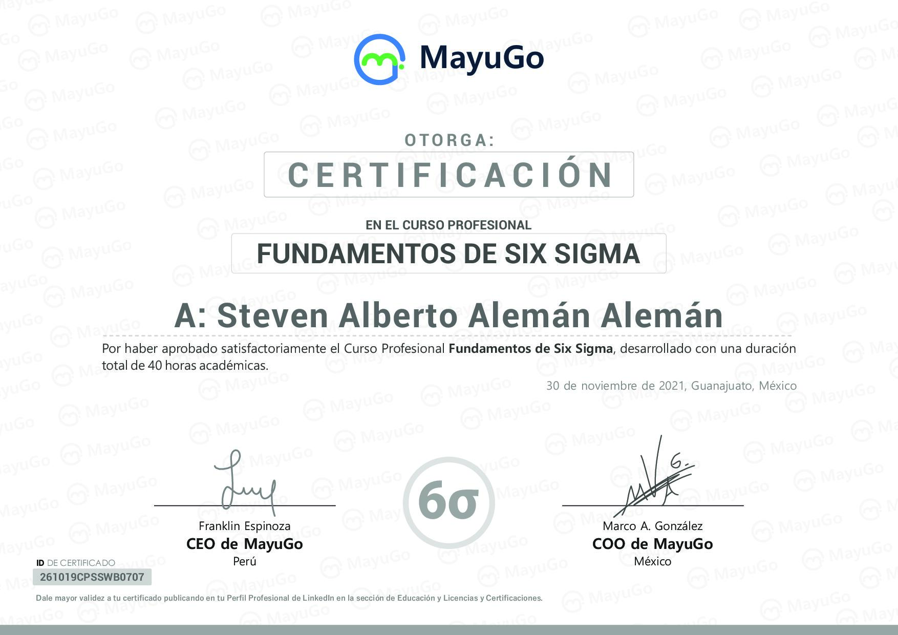 Certificado