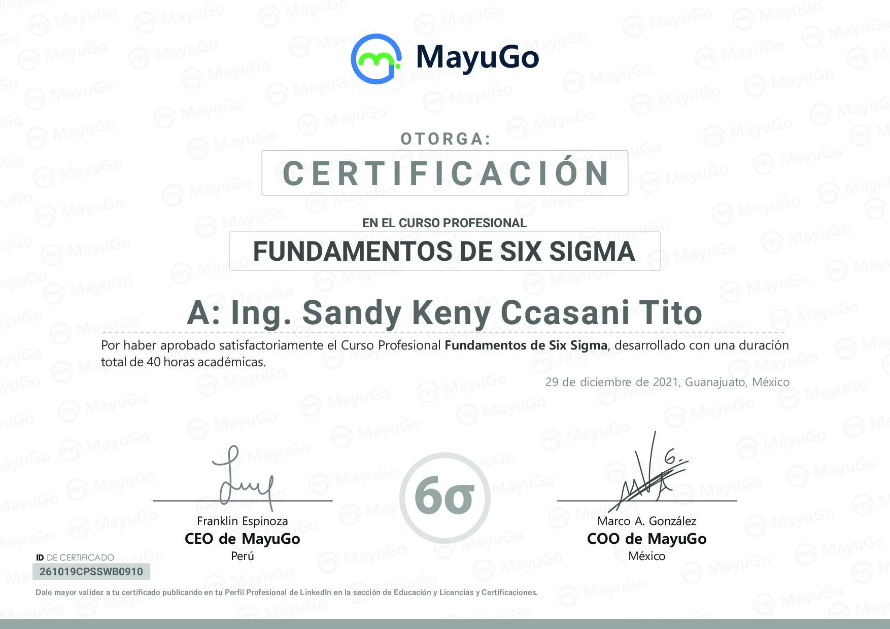 Certificado