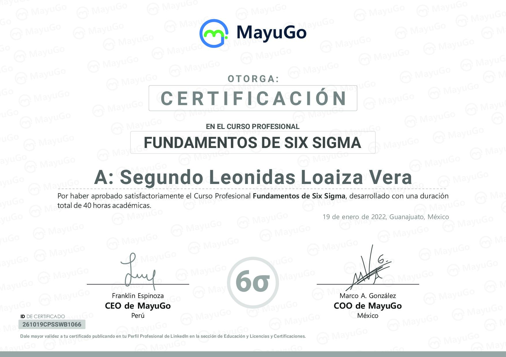 Certificado