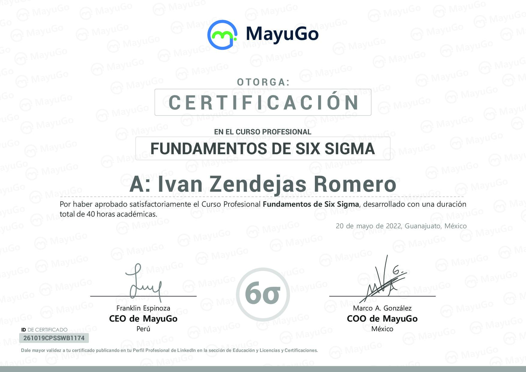 Certificado