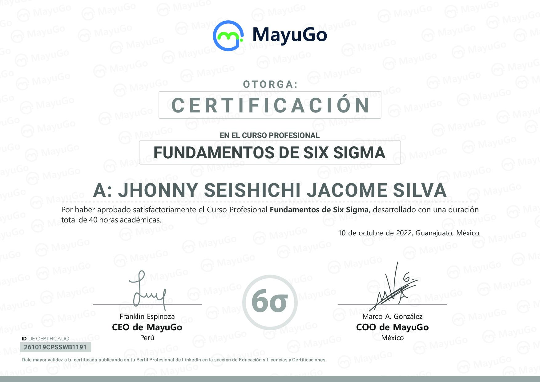 Certificado