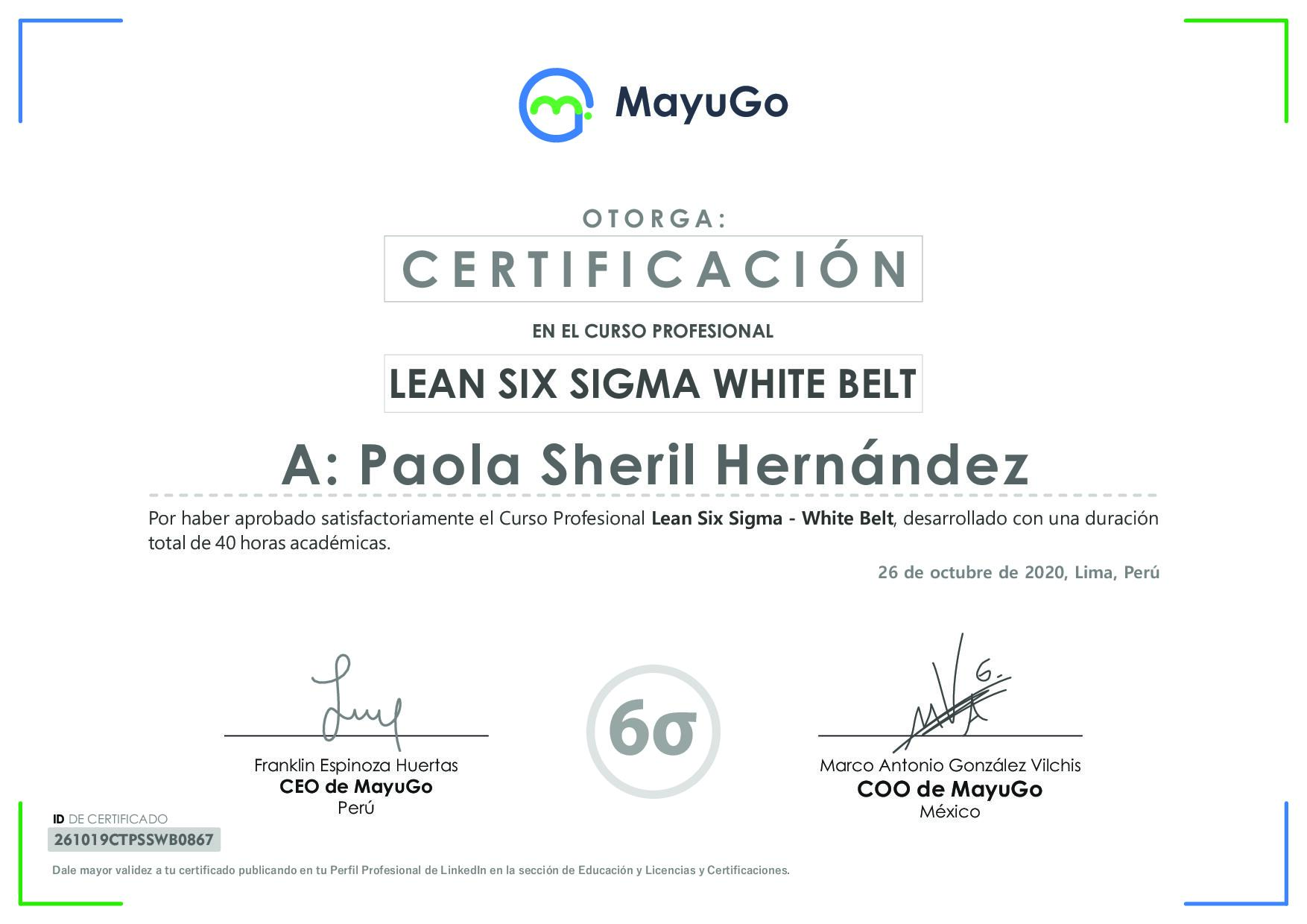 Certificado