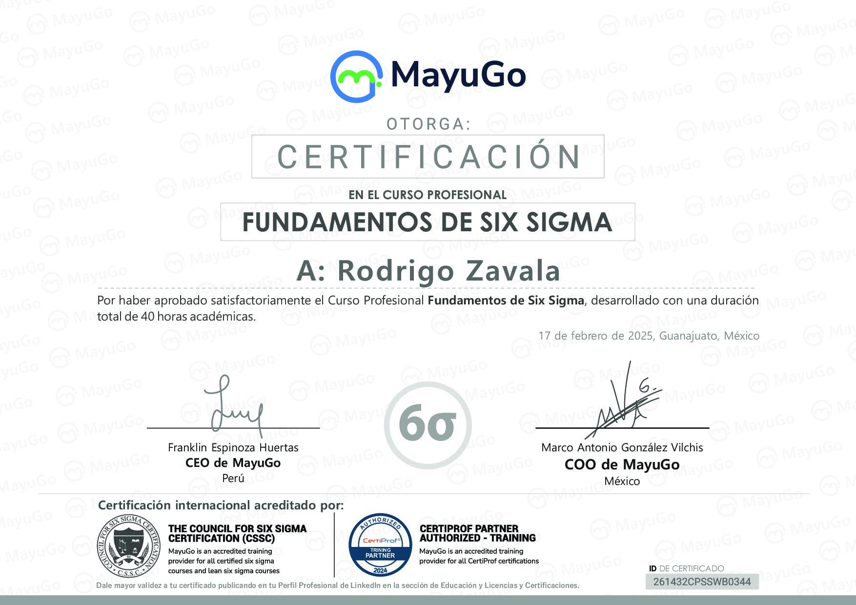 Certificado