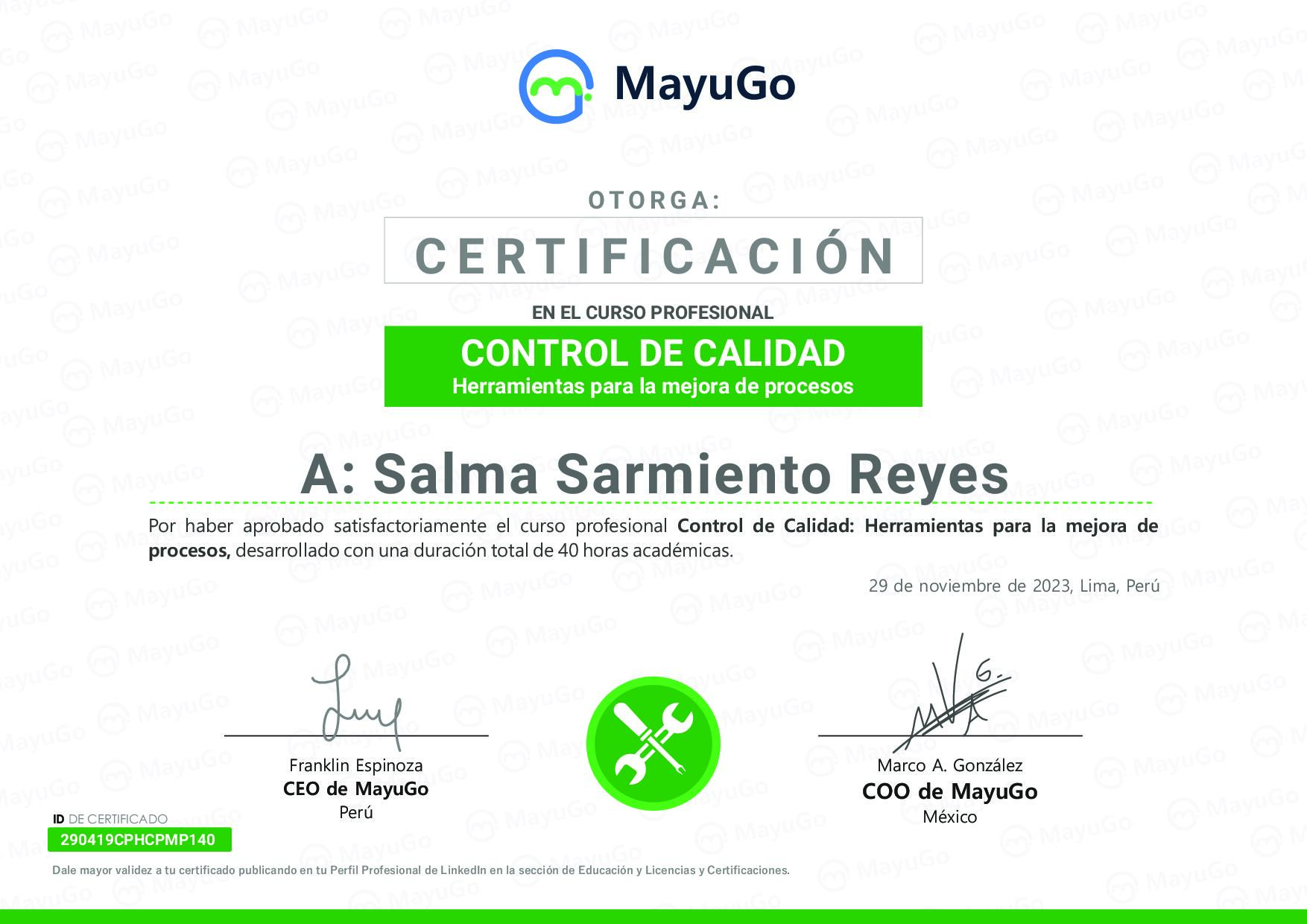 Certificado