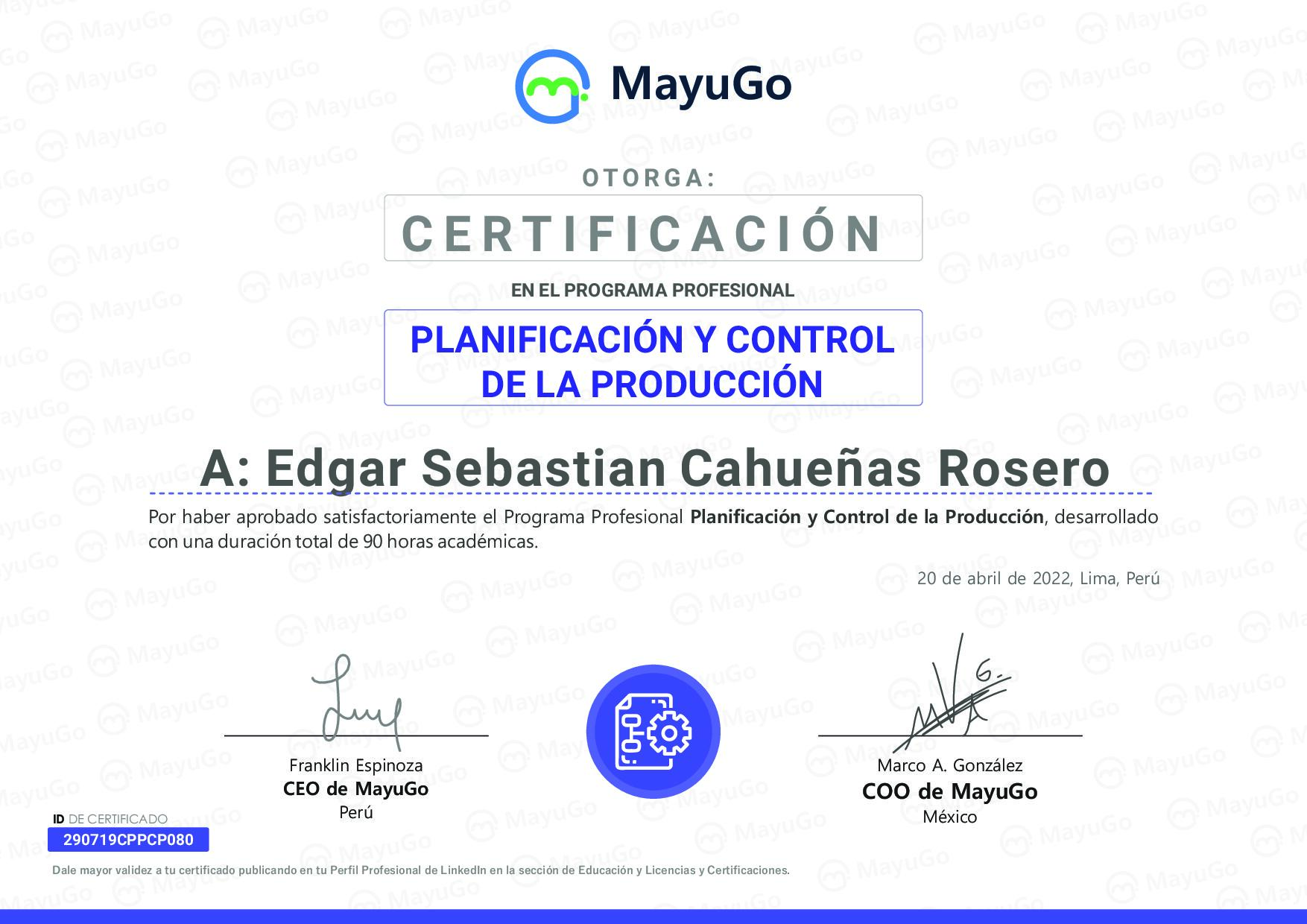 Certificado
