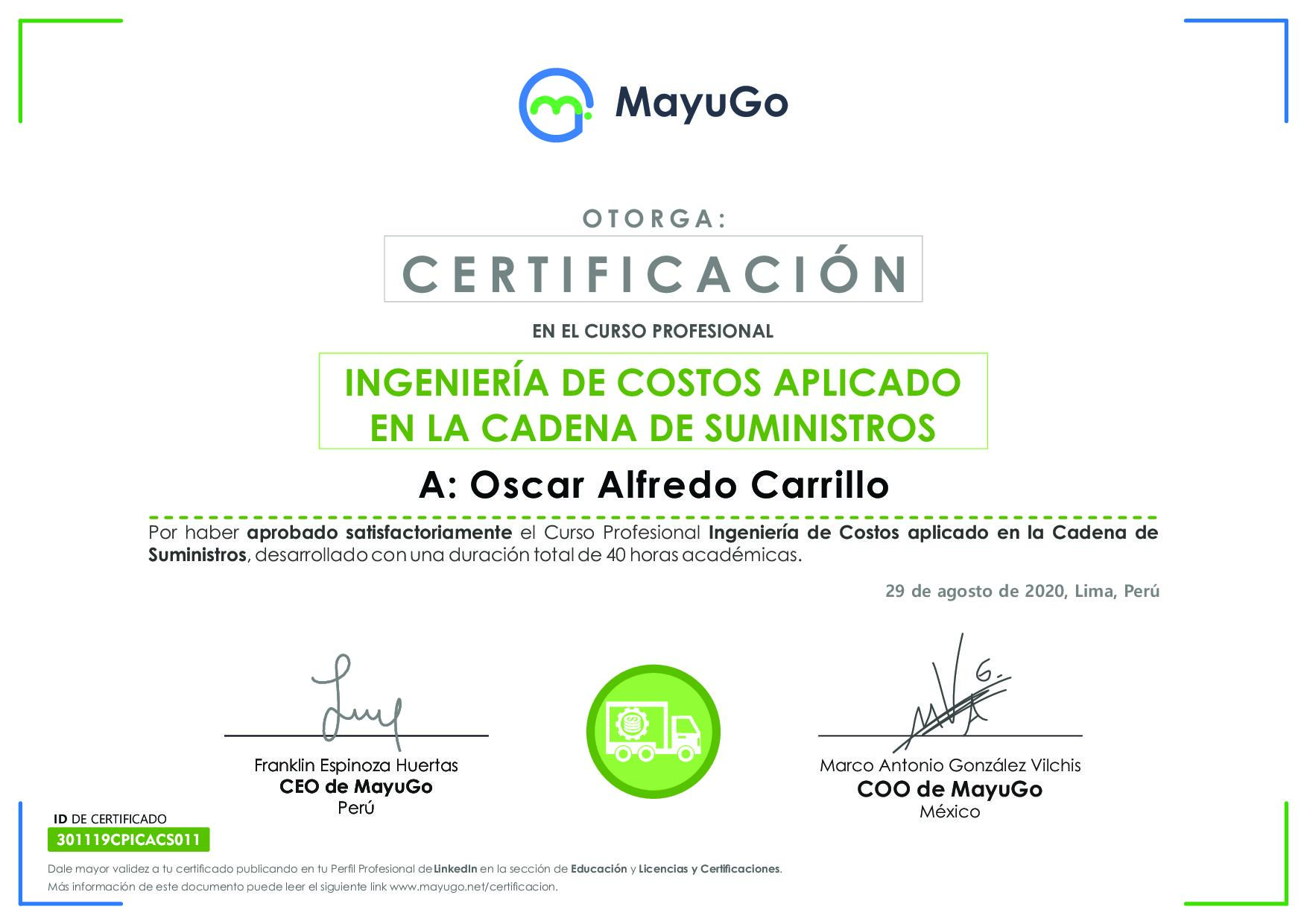 Certificado
