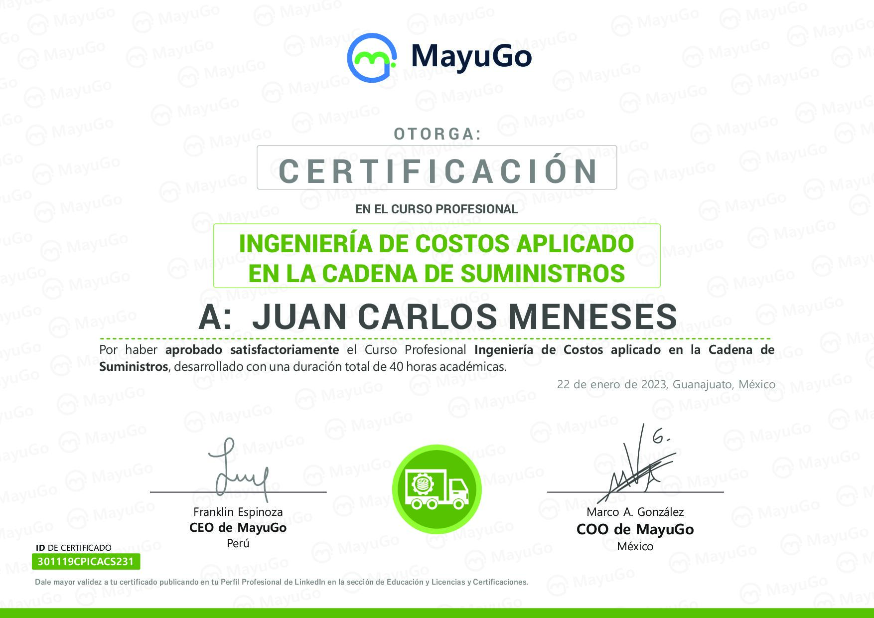 Certificado