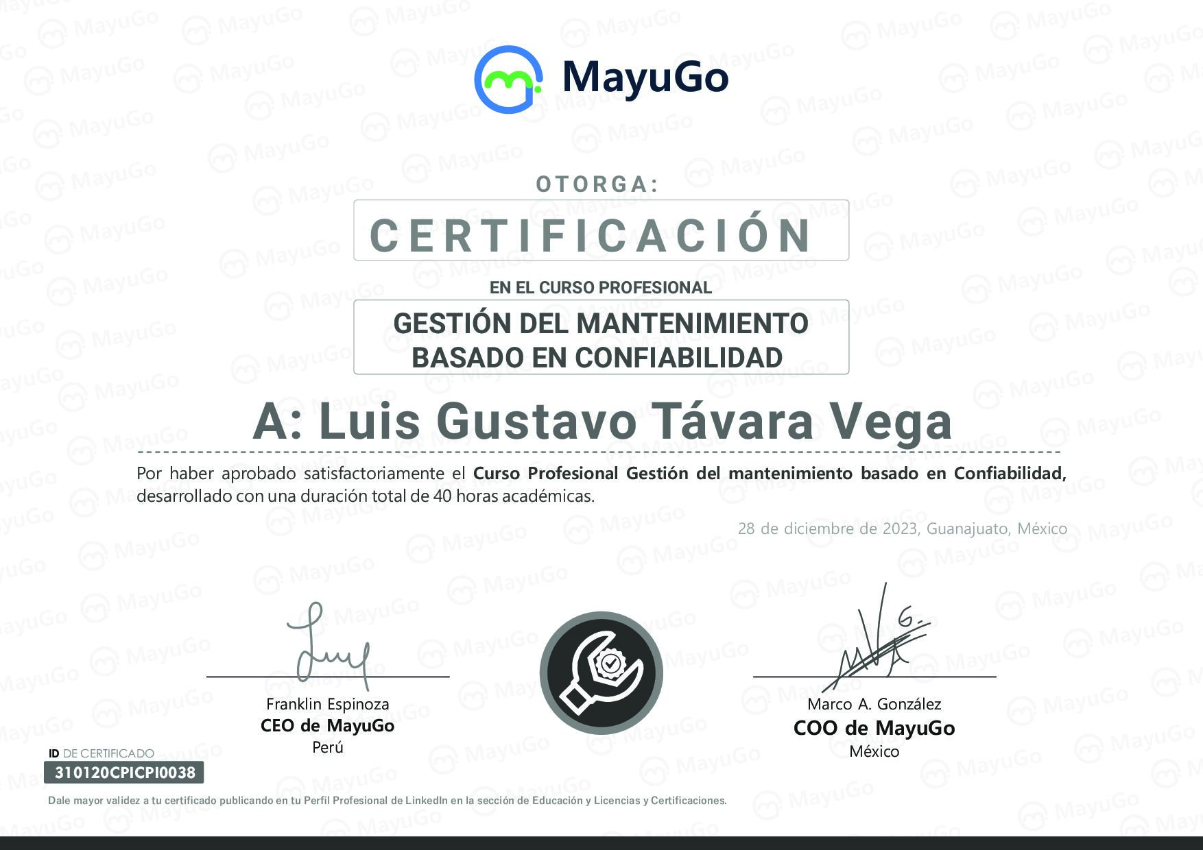 Certificado