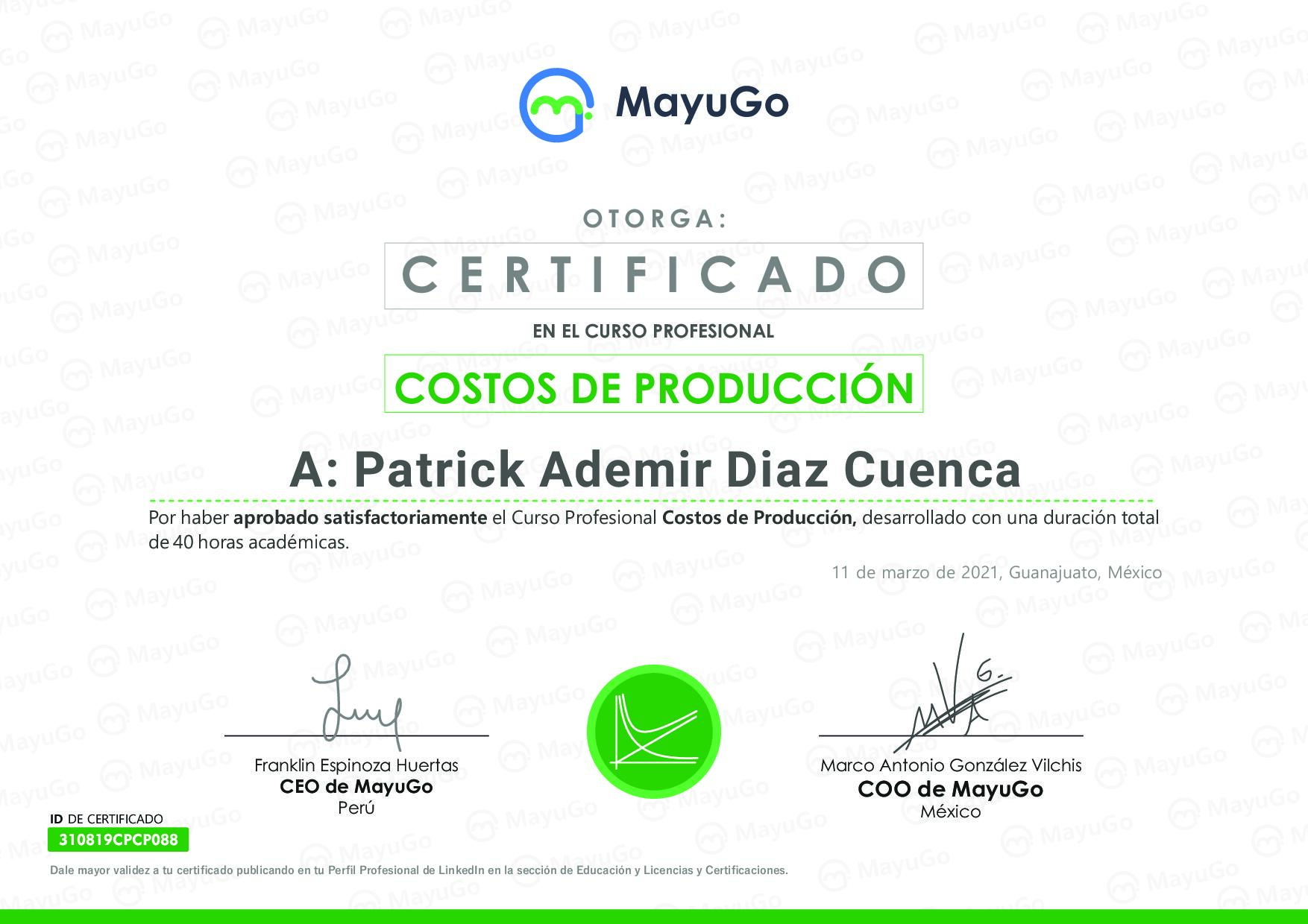 Certificado