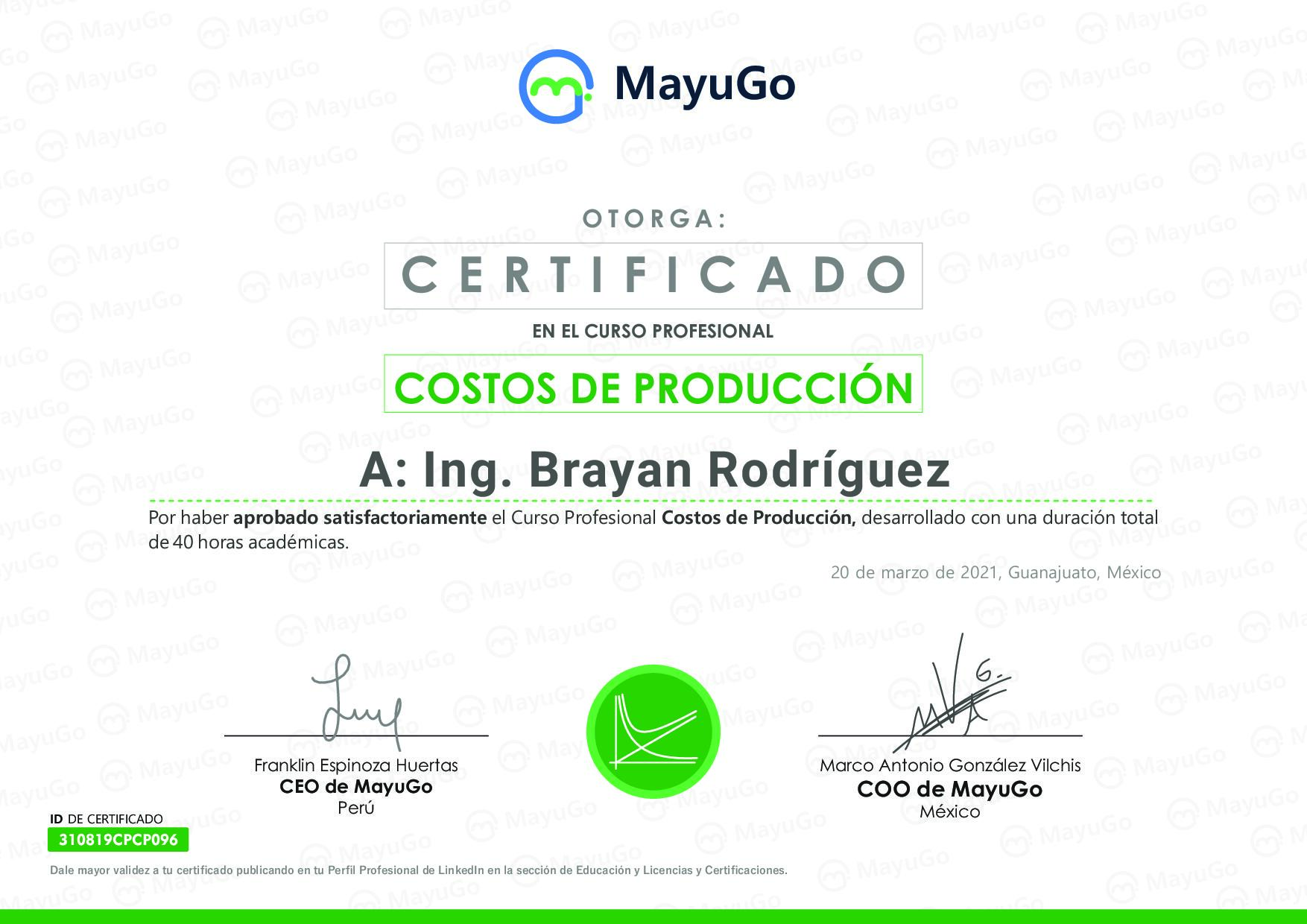 Certificado