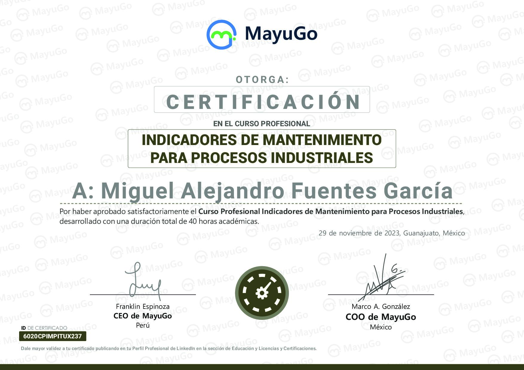 Certificado