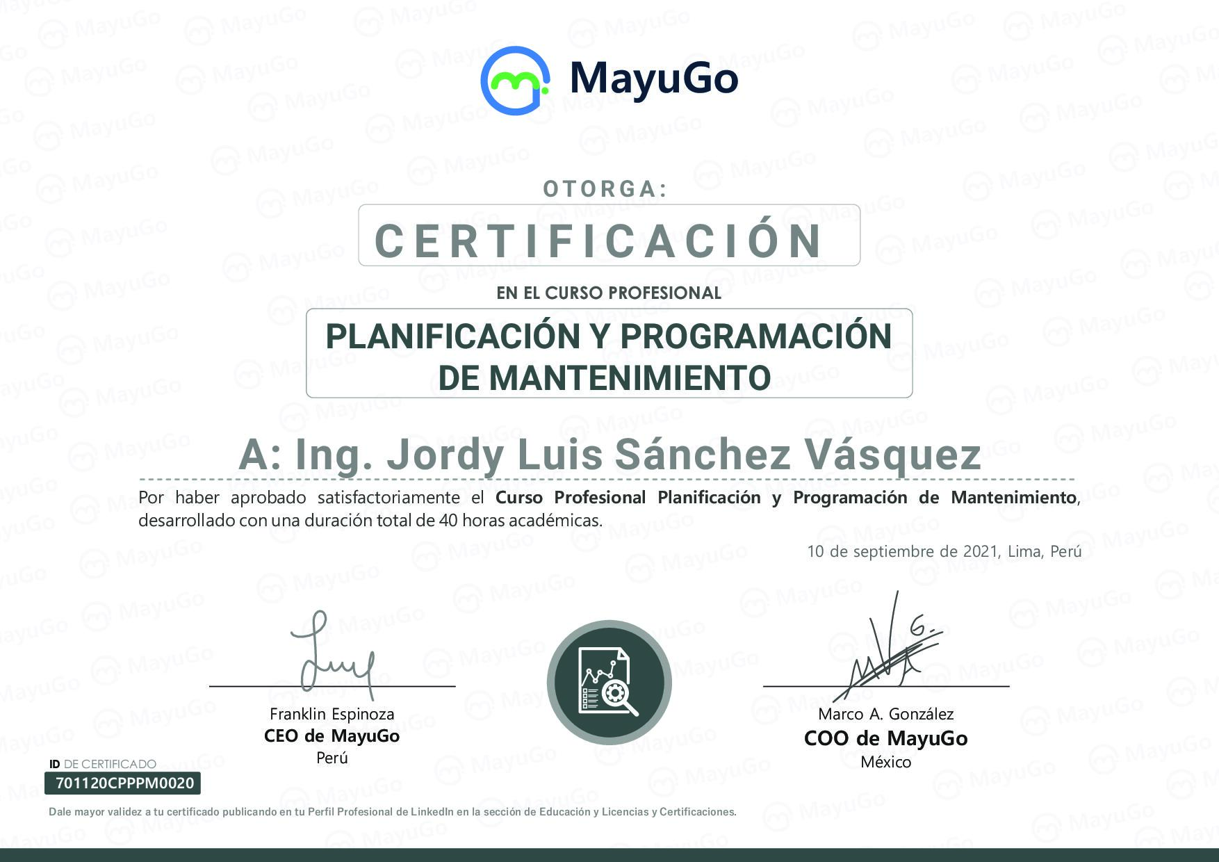 Certificado