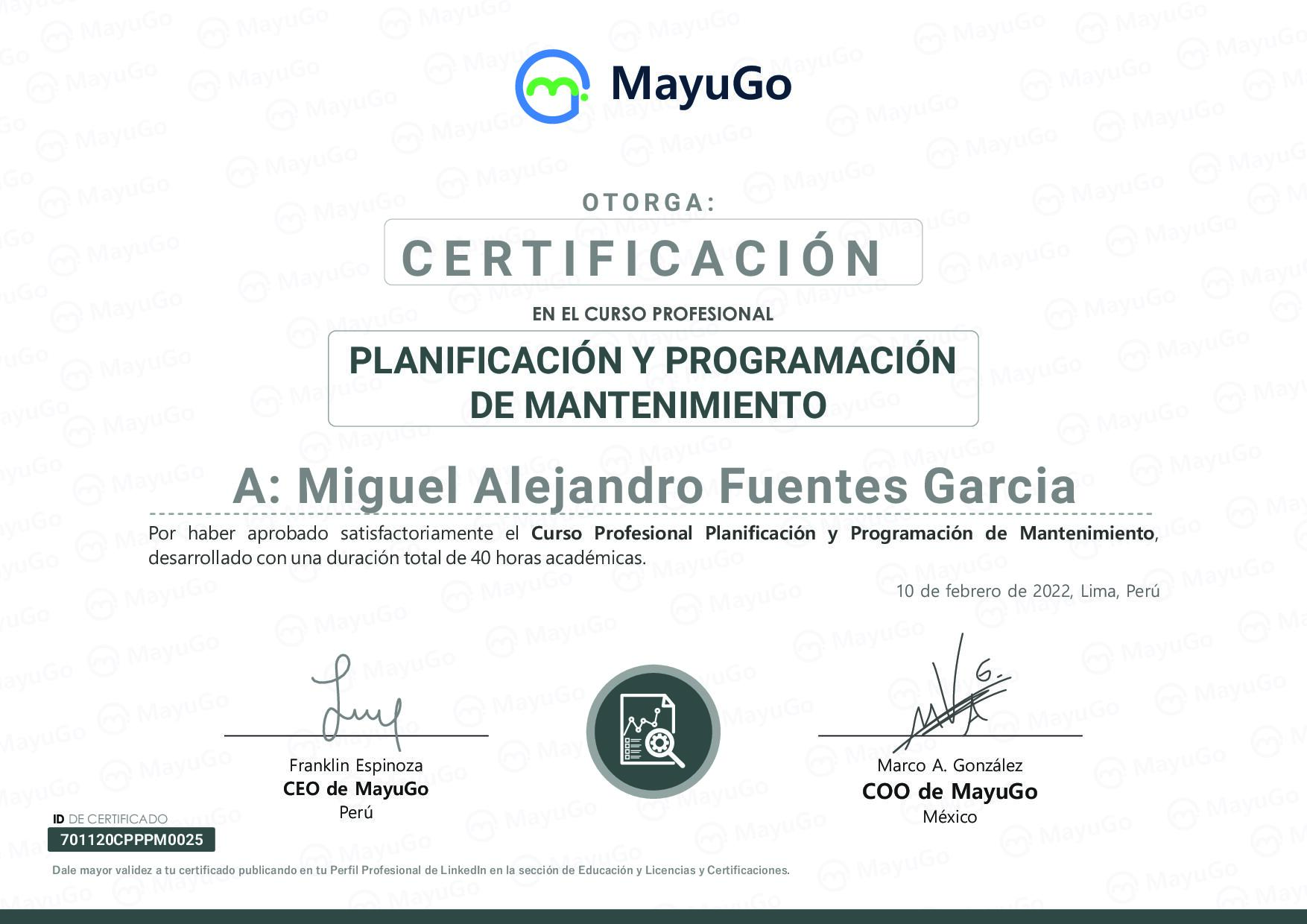 Certificado