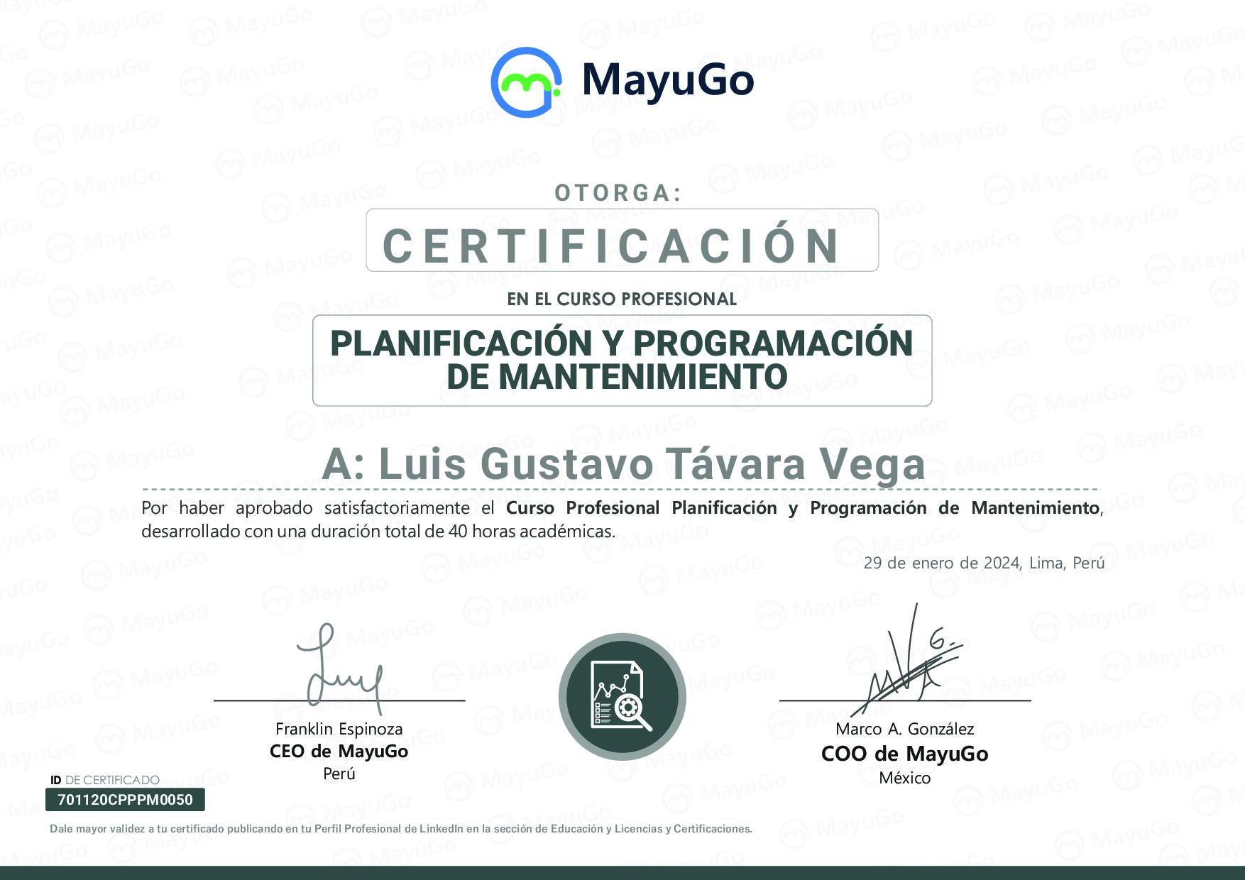 Certificado