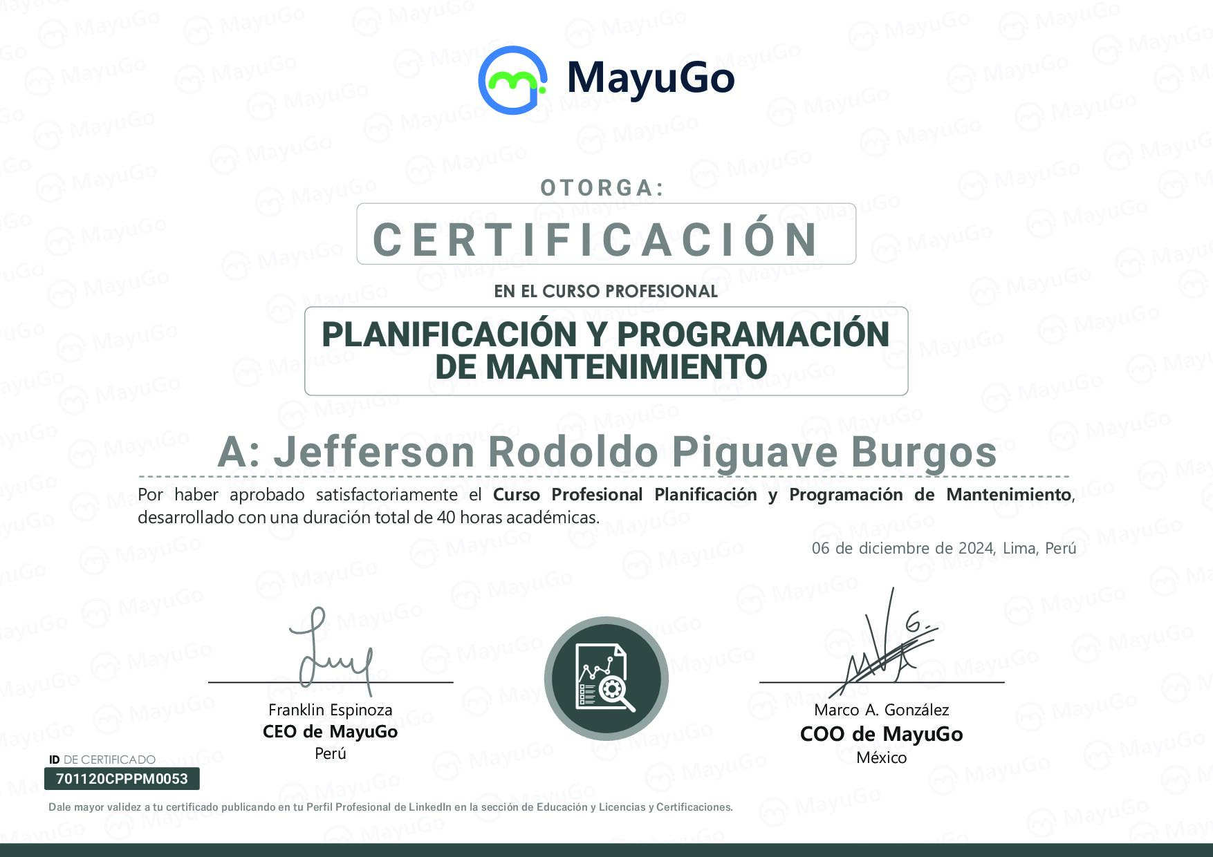 Certificado