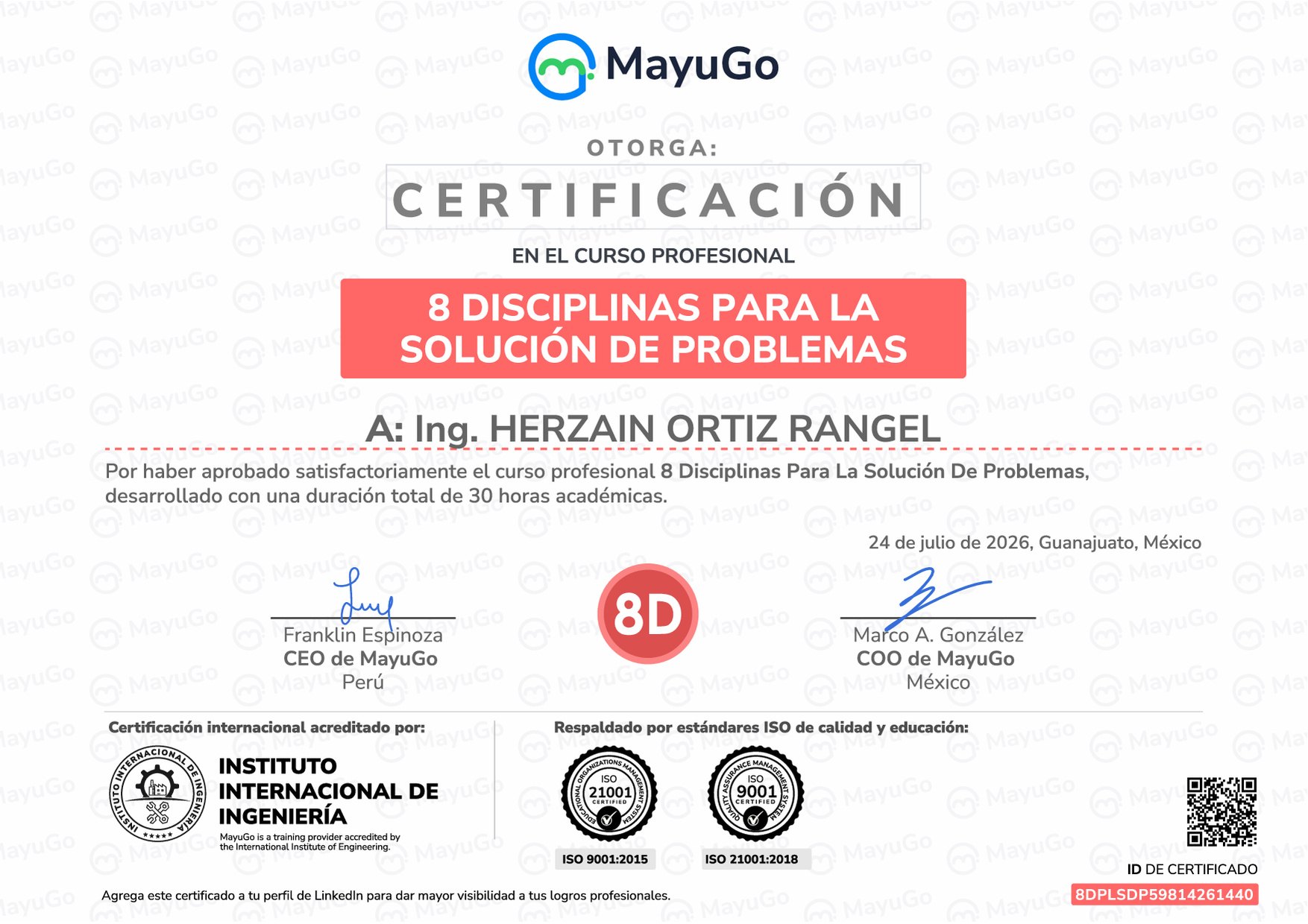 Certificado