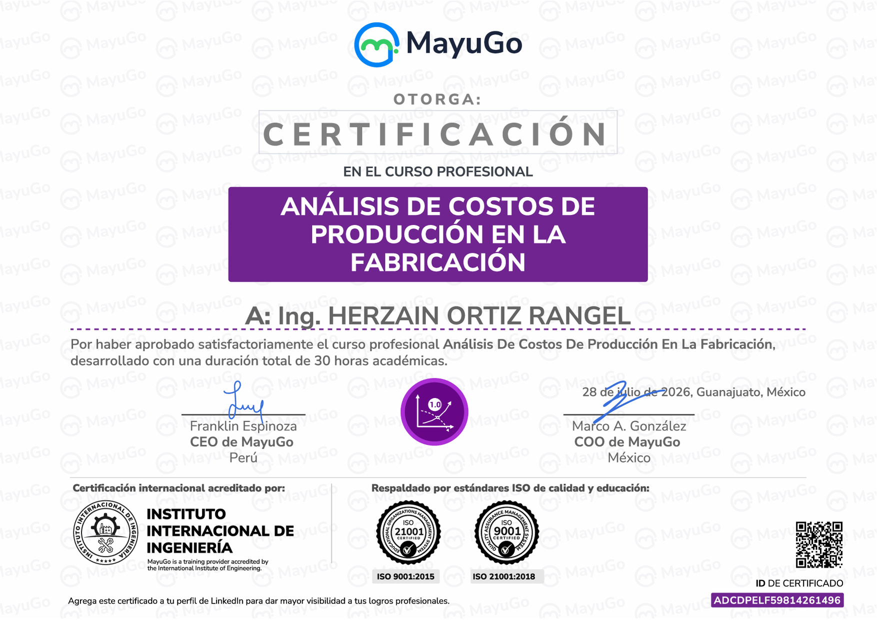 Certificado