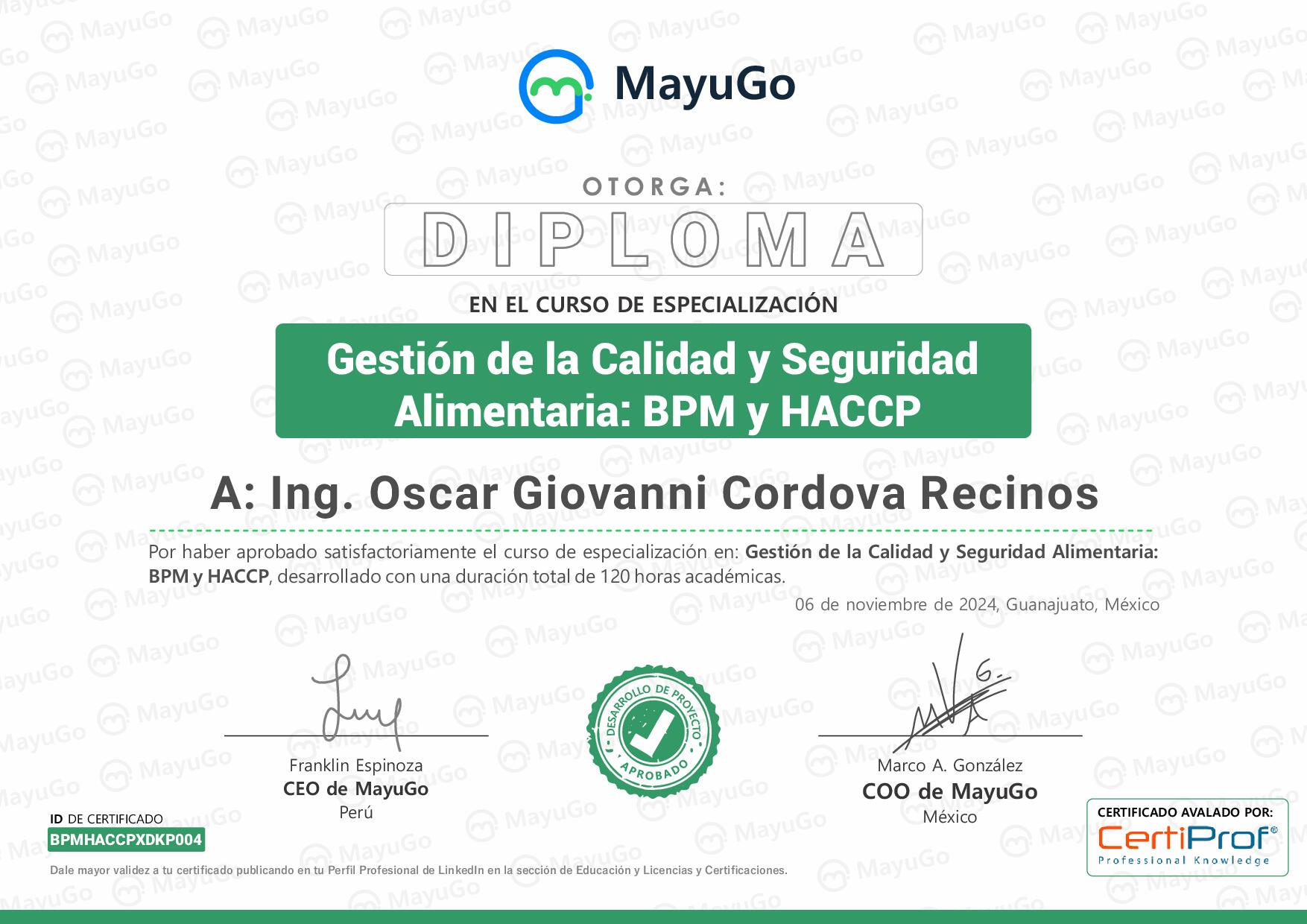 Certificado