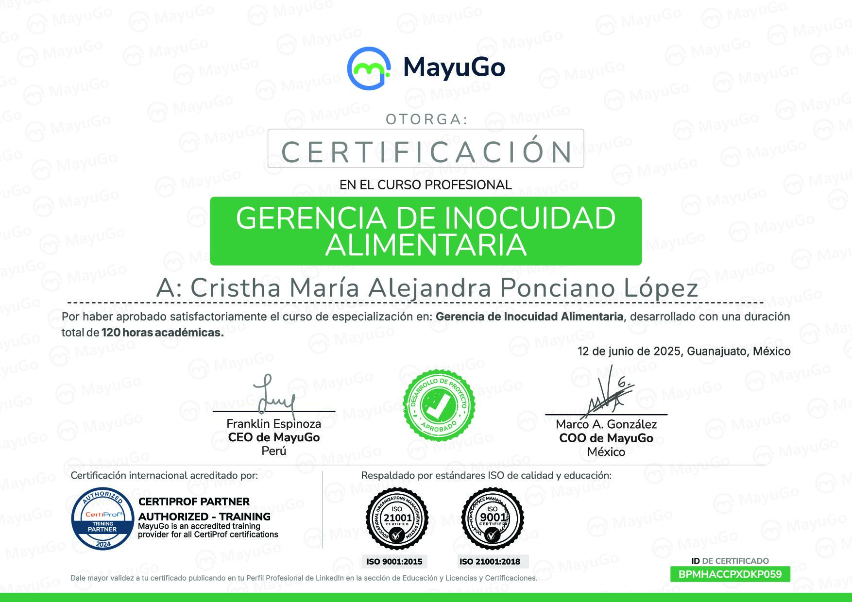 Certificado