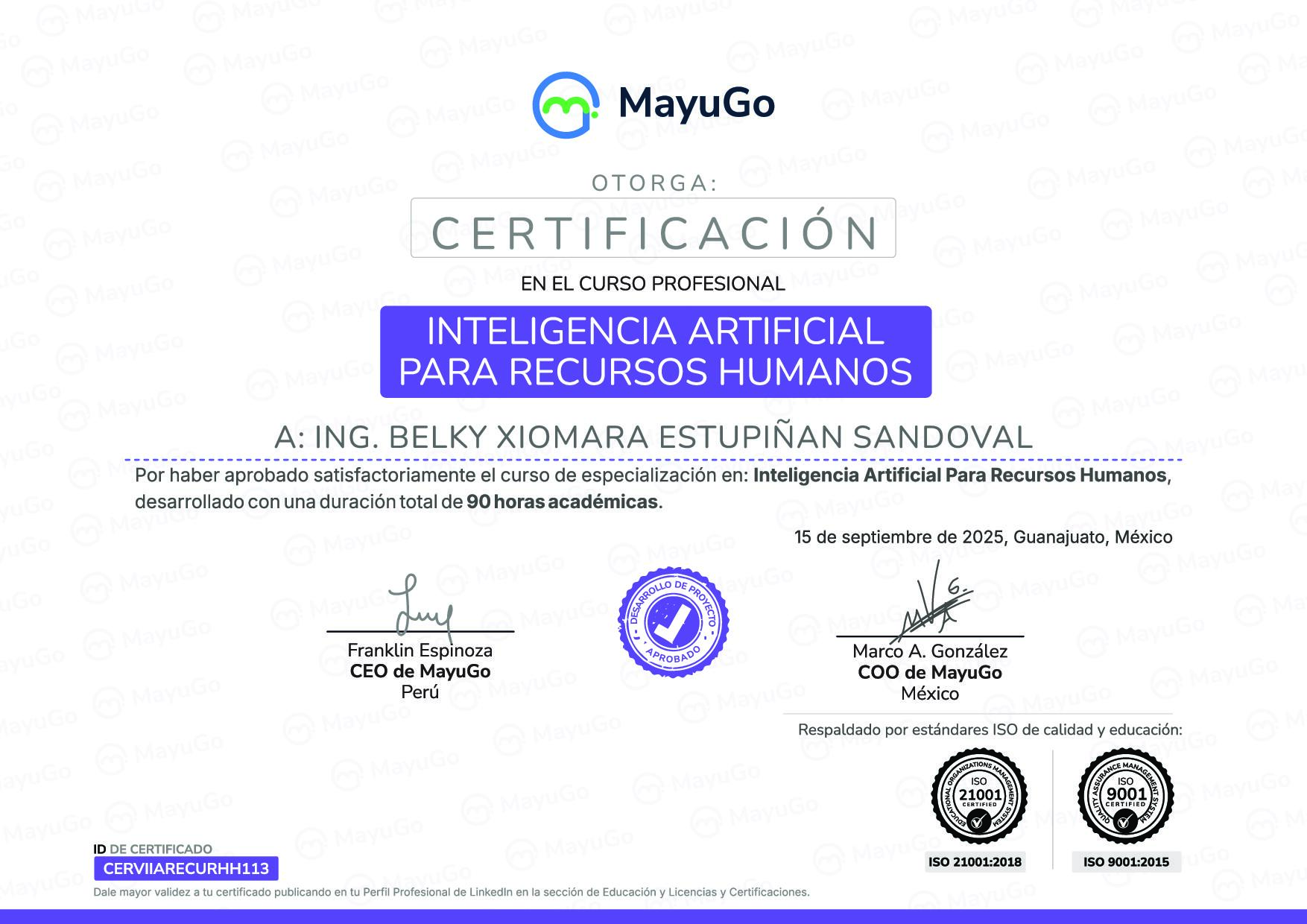Certificado