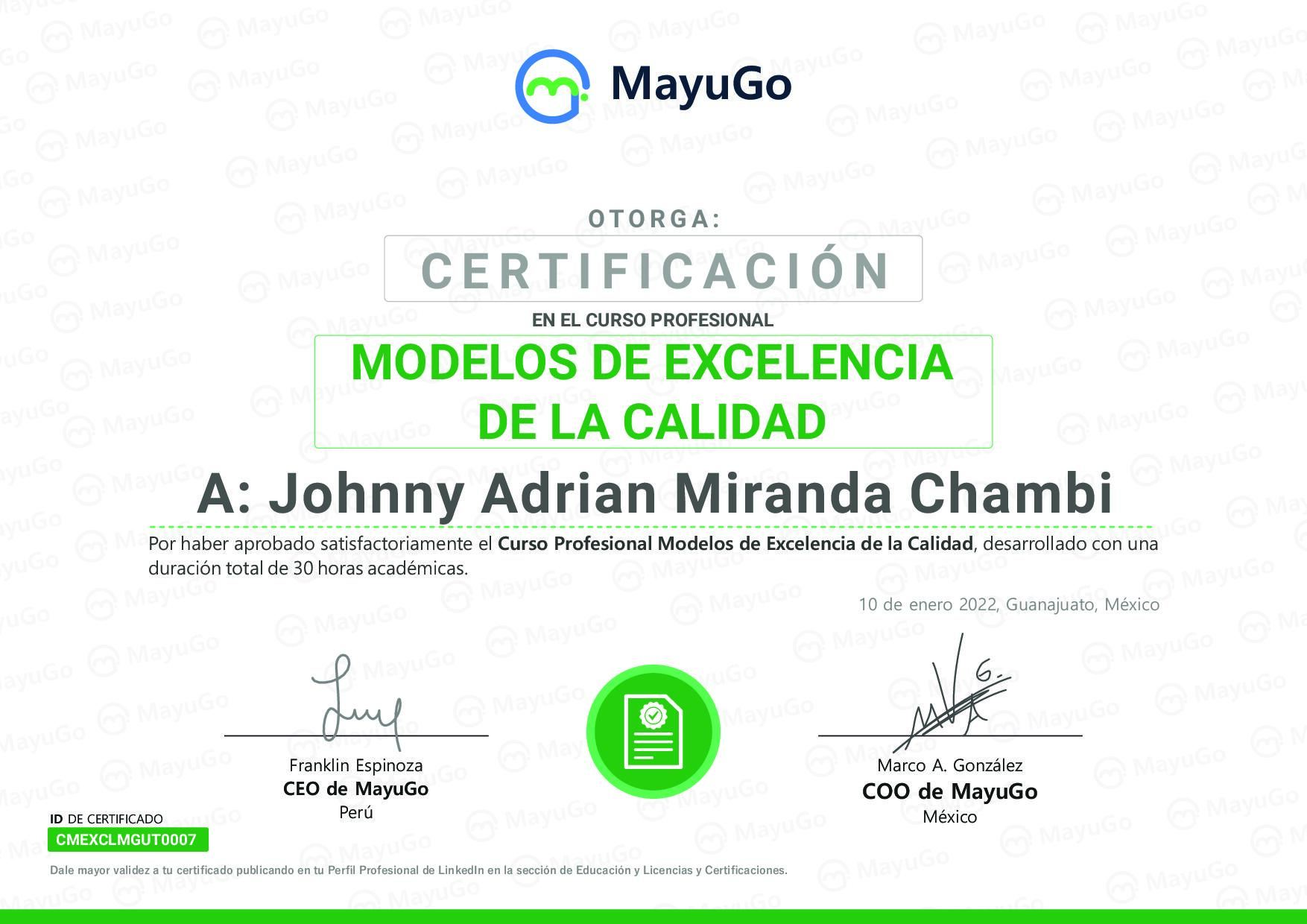 Certificado
