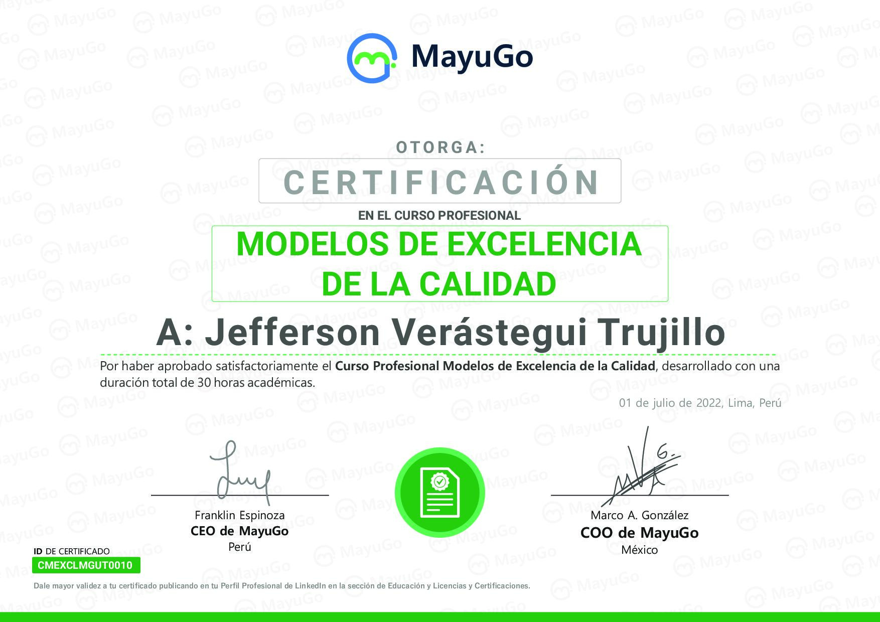 Certificado