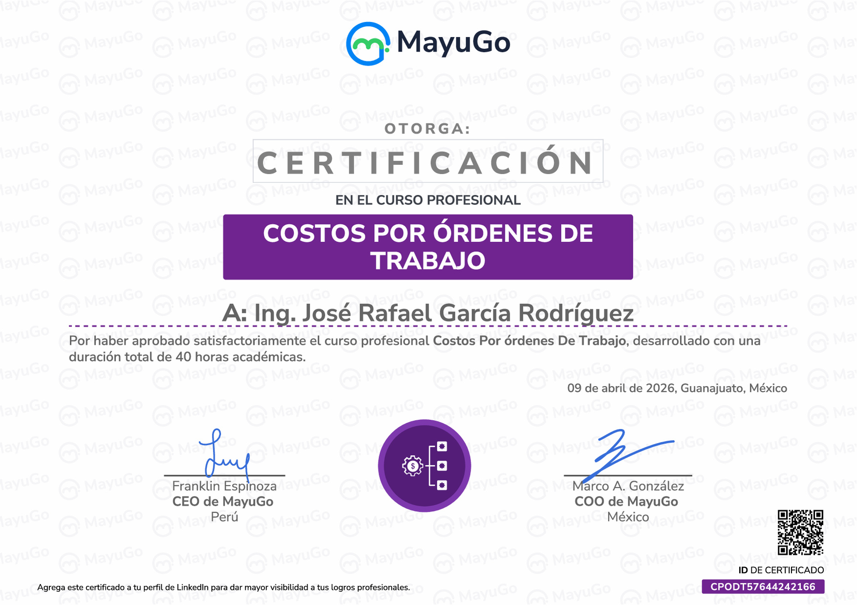 Certificado