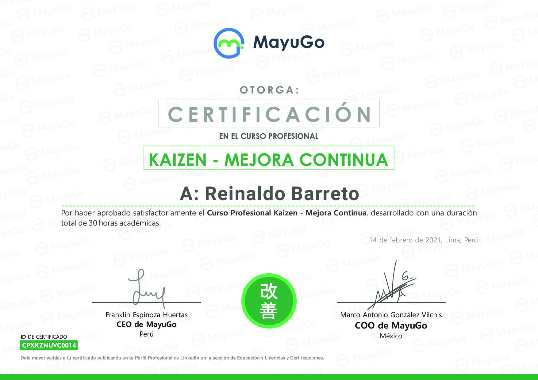 Certificado