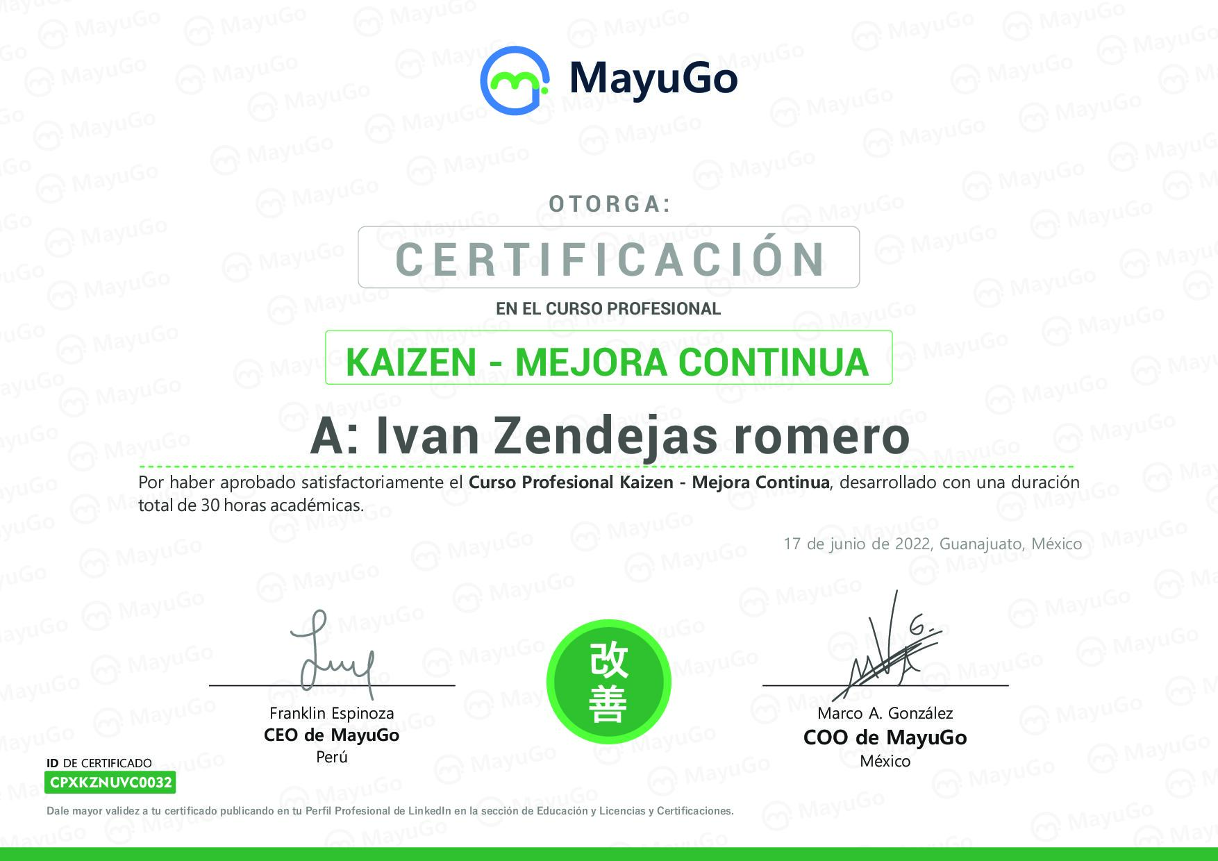 Certificado